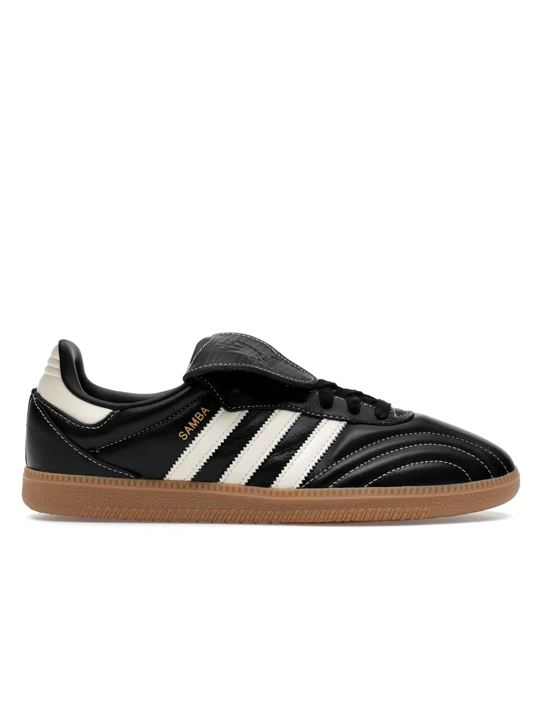 Женские кроссовки с гладкой кожей Samba LT Adidas — изображение 1 из 4, черный/кремовый белый