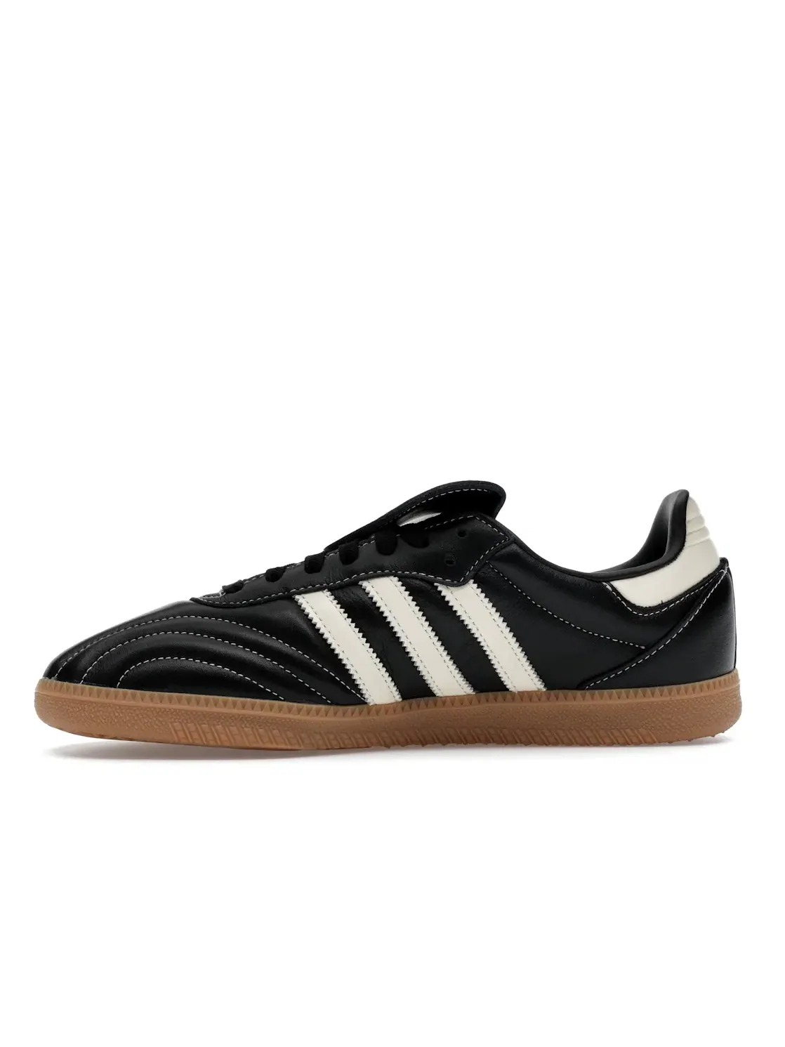 Женские кроссовки с гладкой кожей Samba LT Adidas — изображение 3 из 4, черный/кремовый белый