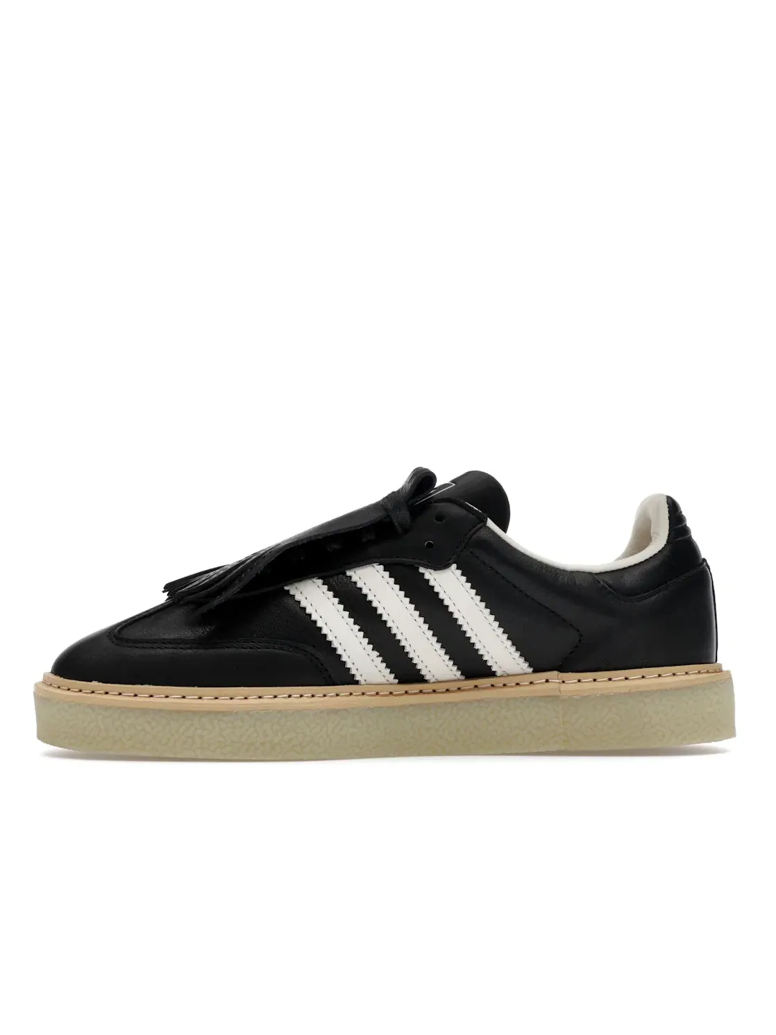 Мужские кроссовки с премиальной отделкой Adidas Samba Lux — изображение 3 из 4, черный/белый/черный