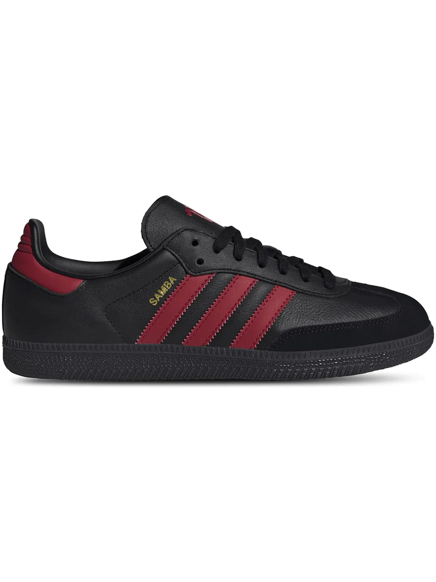Мужские кроссовки Lifestyle Adidas Samba — изображение 1 из 1, черный/красный/черный