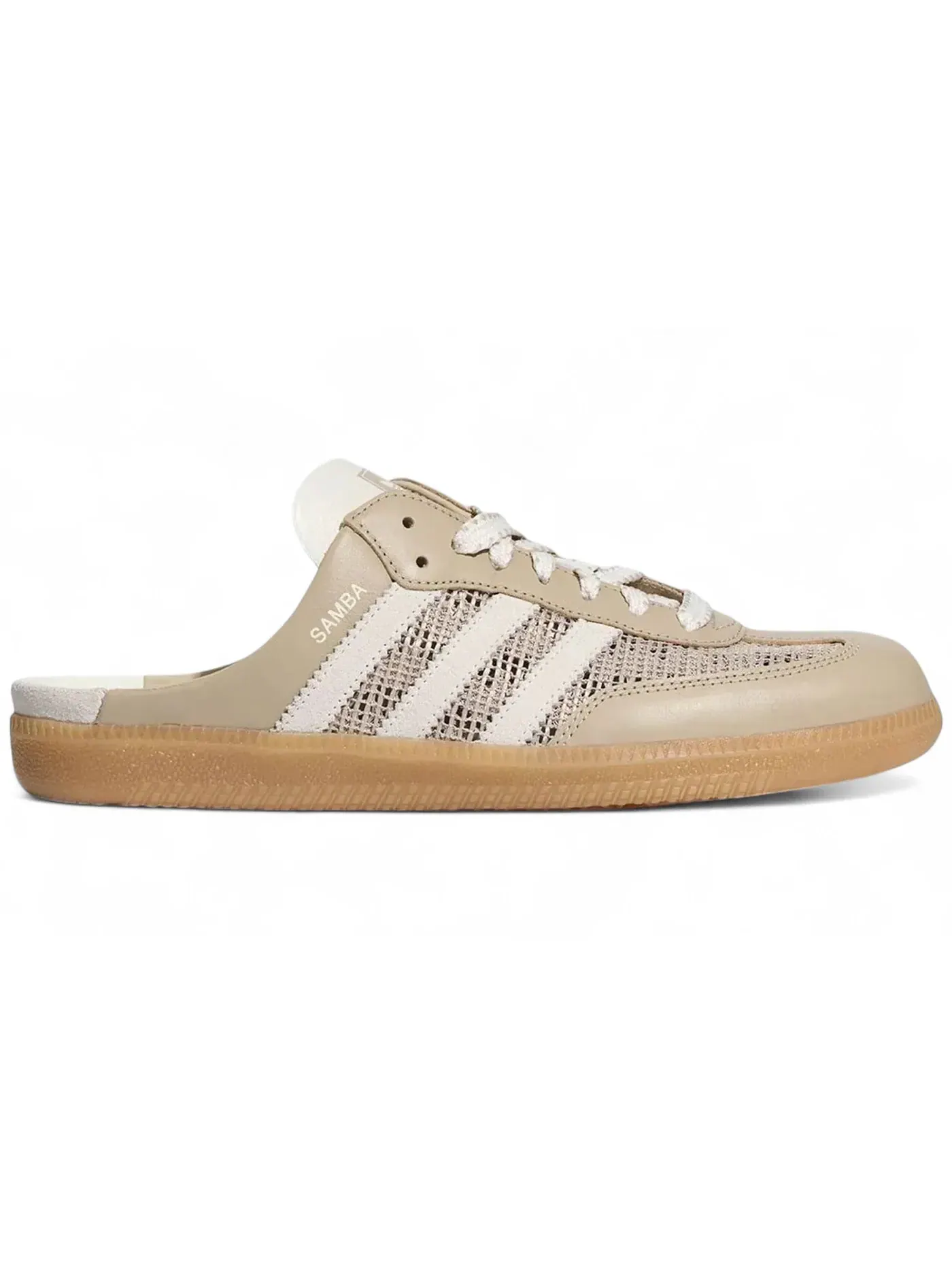 Женские кроссовки Lifestyle Adidas Samba Mule — изображение 1 из 1, бежевый белый