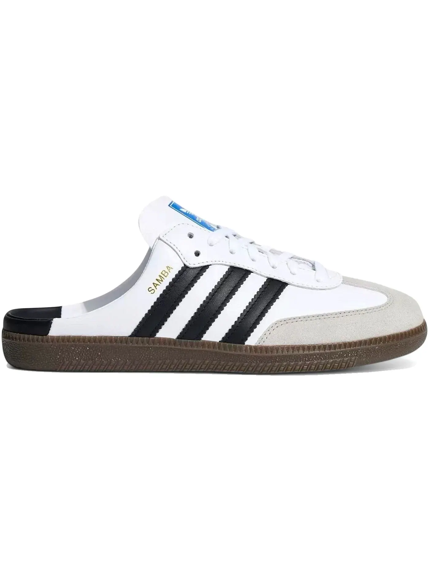 Женские мюли Samba Mule Adidas — изображение 1 из 1, белый черный