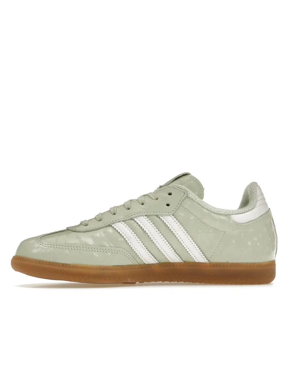 Мужские кроссовки с замшевыми вставками Adidas Samba — изображение 3 из 4, белый белый