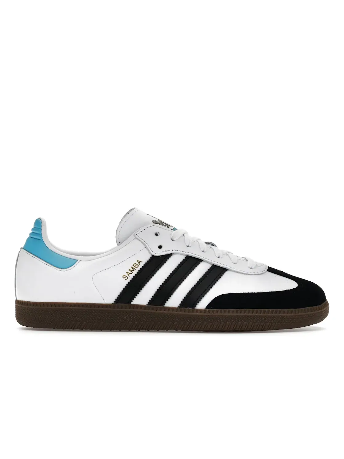 Мужские кроссовки Lifestyle Adidas Samba — изображение 1 из 4, белый/черный