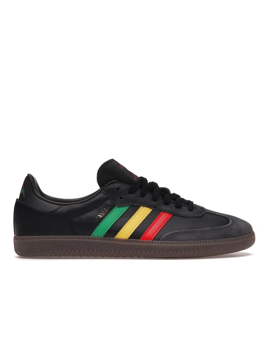 Мужские кроссовки с принтом Adidas Samba OG Ajax Bob Marley 3 Little Birds — изображение 1 из 4