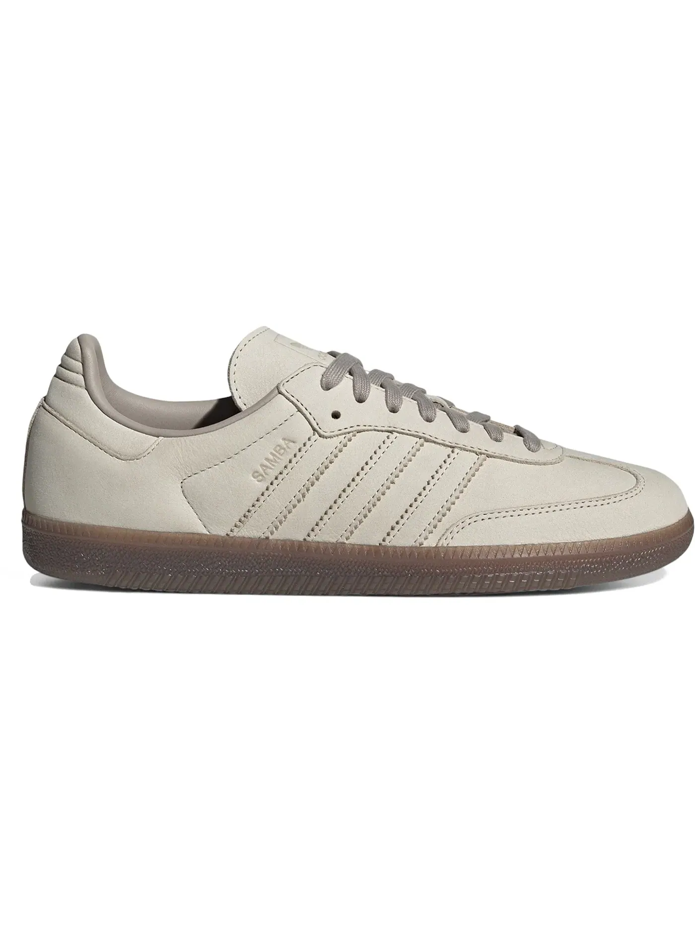 Мужские кроссовки с замшевыми вставками Adidas Samba OG — изображение 1 из 1, светлый коричневый