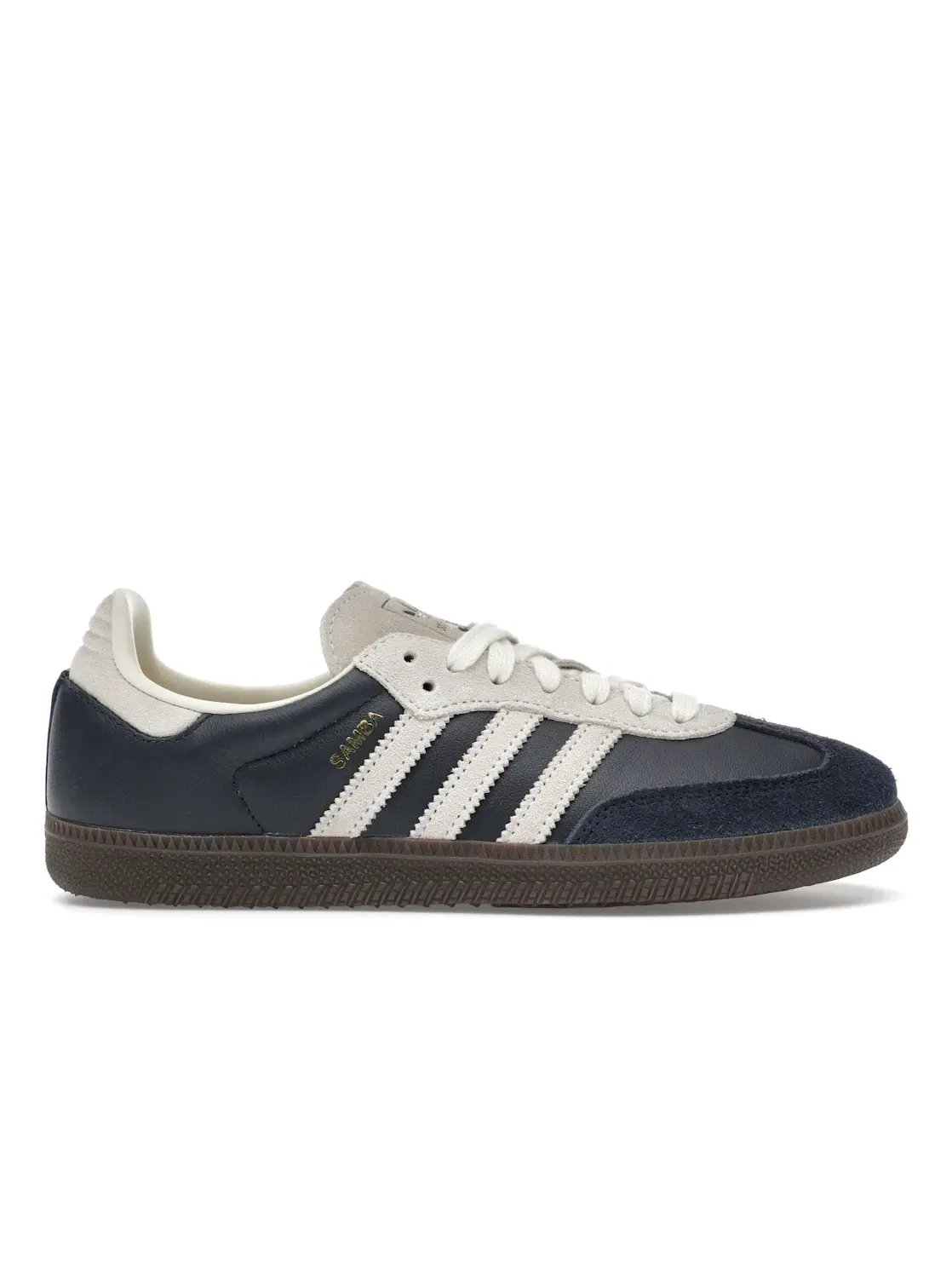 Мужские кроссовки с замшевым носком Adidas Samba OG — изображение 1 из 4, кремовый белый