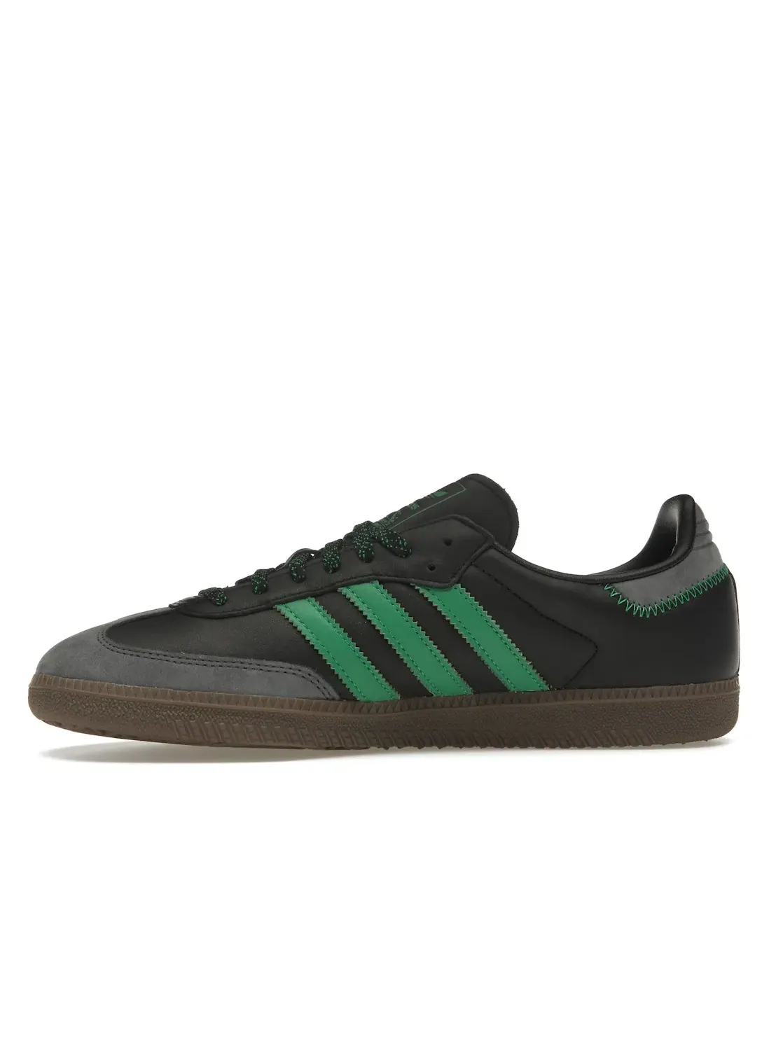 Женские кроссовки lifestyle Adidas Samba OG — изображение 3 из 4, черный/зеленый/серый