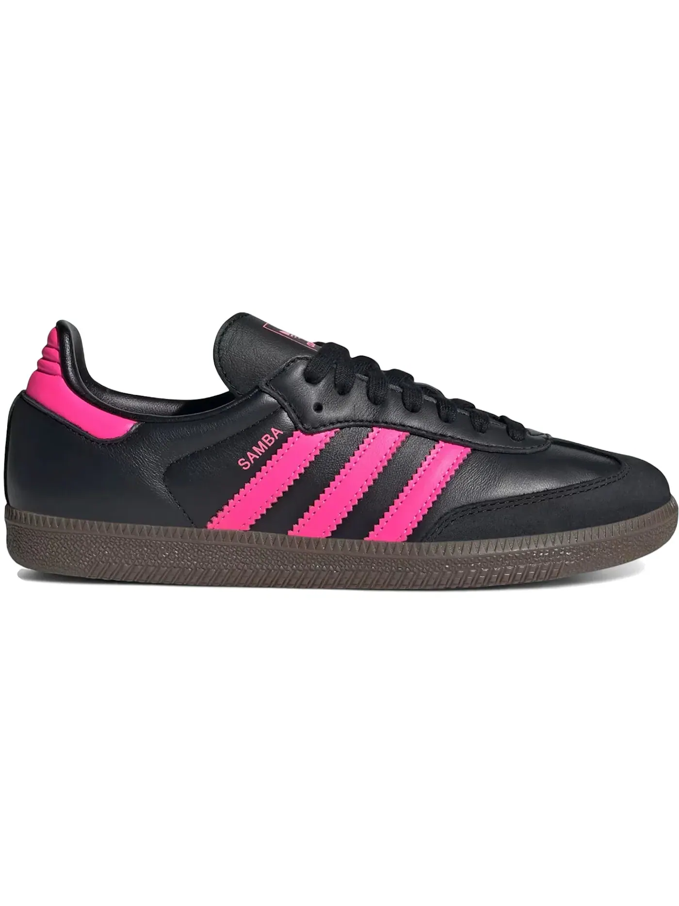Женские кроссовки классические Adidas Samba OG — изображение 1 из 1, черный/розовый