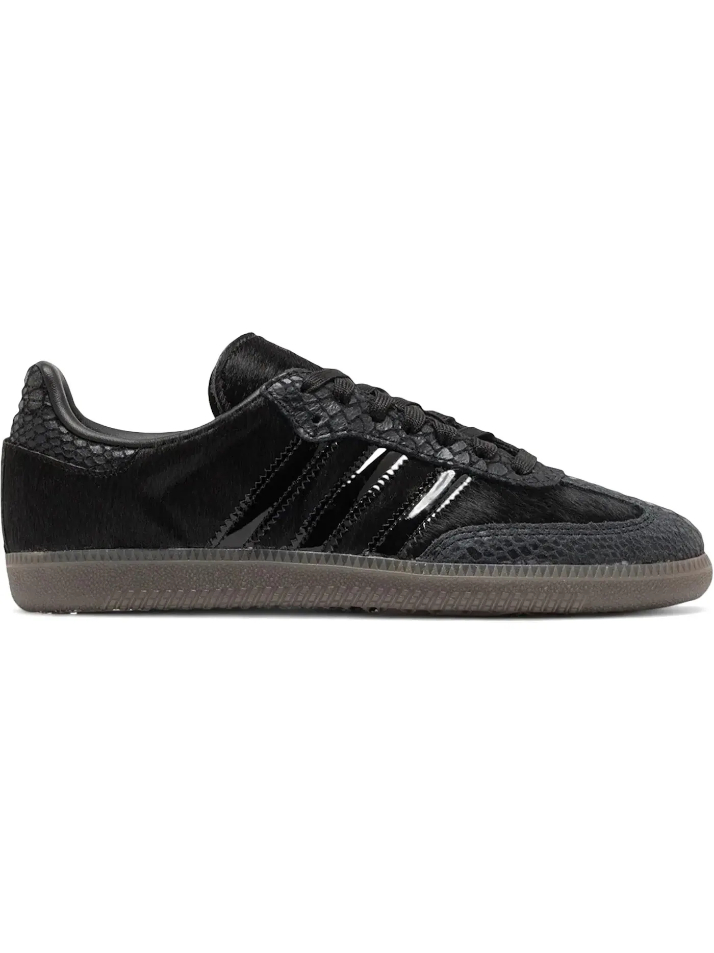 Женские кроссовки с замшевыми вставками Adidas Samba OG — изображение 1 из 1, черный/черный/белый