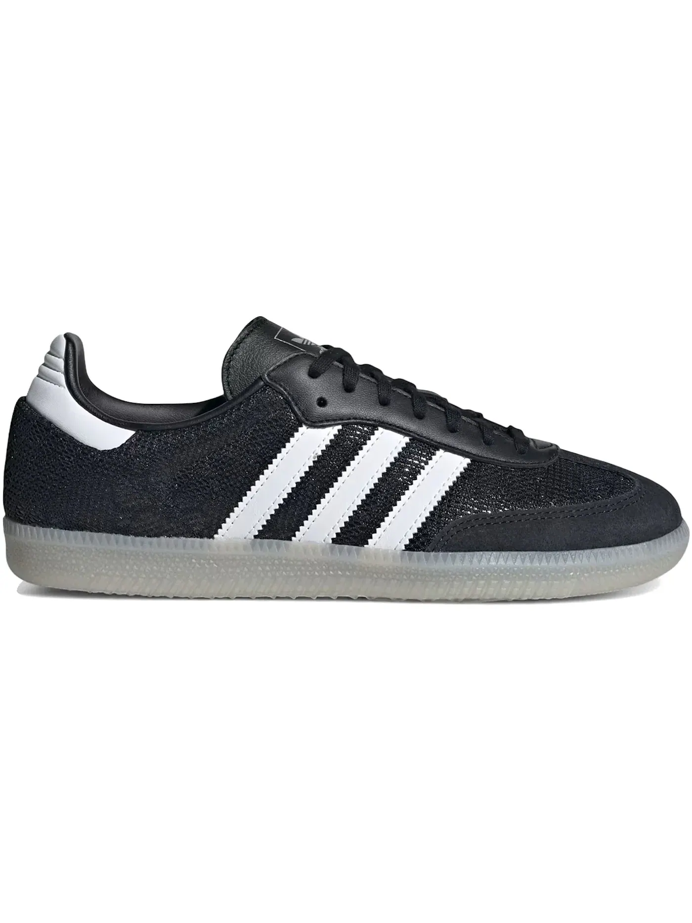 Женские кроссовки Lifestyle с замшевым верхом Adidas Samba OG — изображение 1 из 1, черный/белый/прозрачный