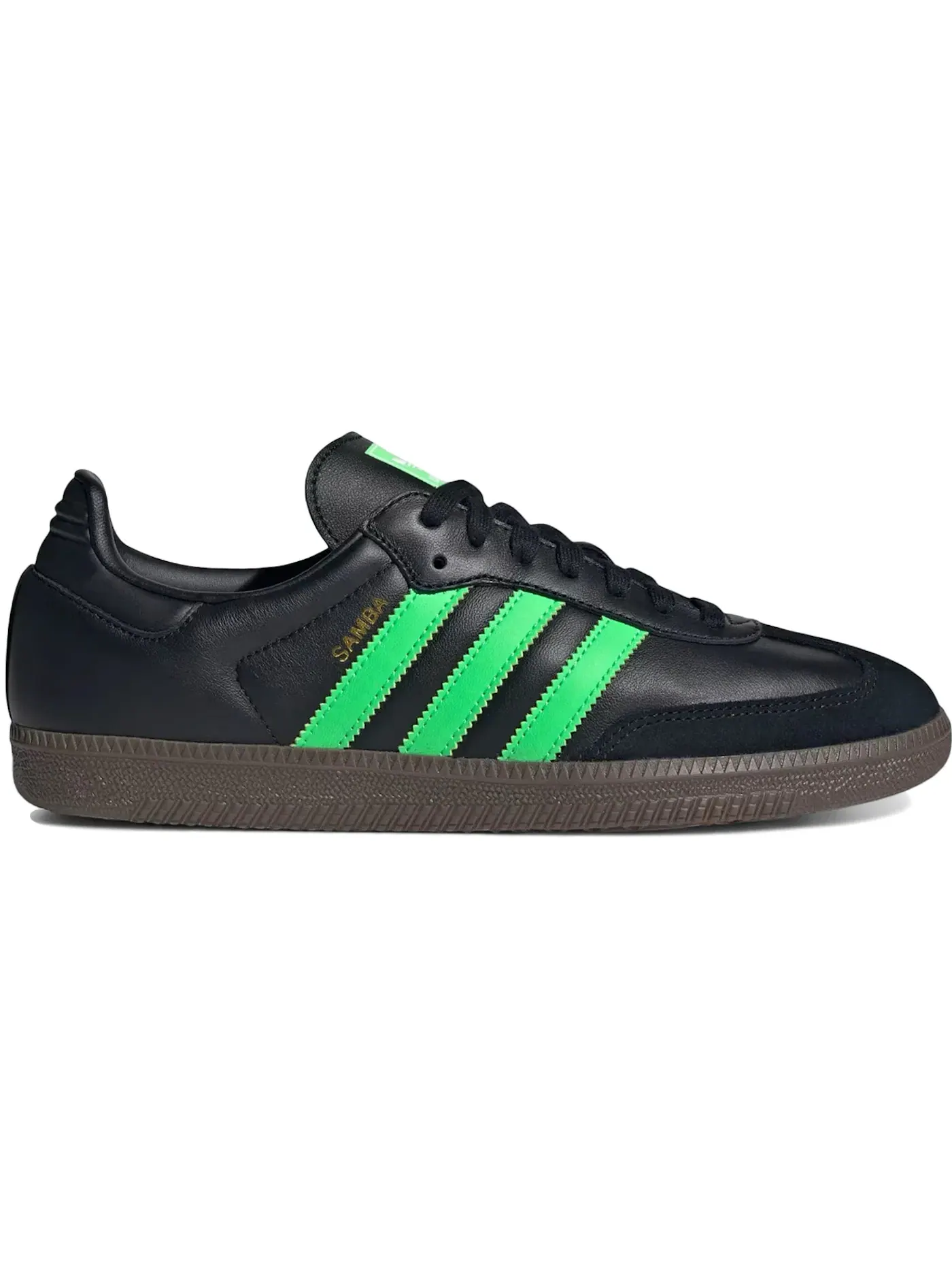 Мужские кроссовки lifestyle Adidas Samba OG — изображение 1 из 1, черный зеленый