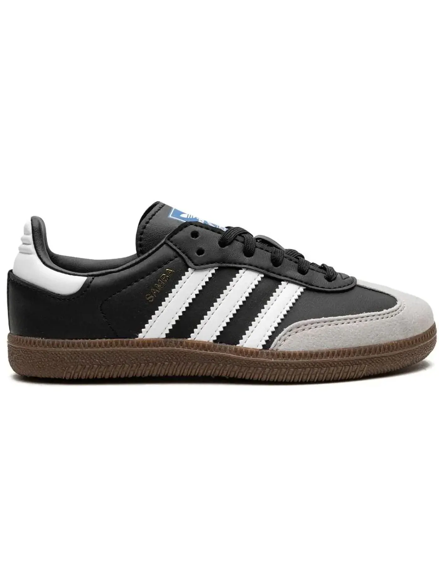Детские кроссовки Lifestyle с длинным рукавом Adidas Samba OG — изображение 1 из 1, черный/белый