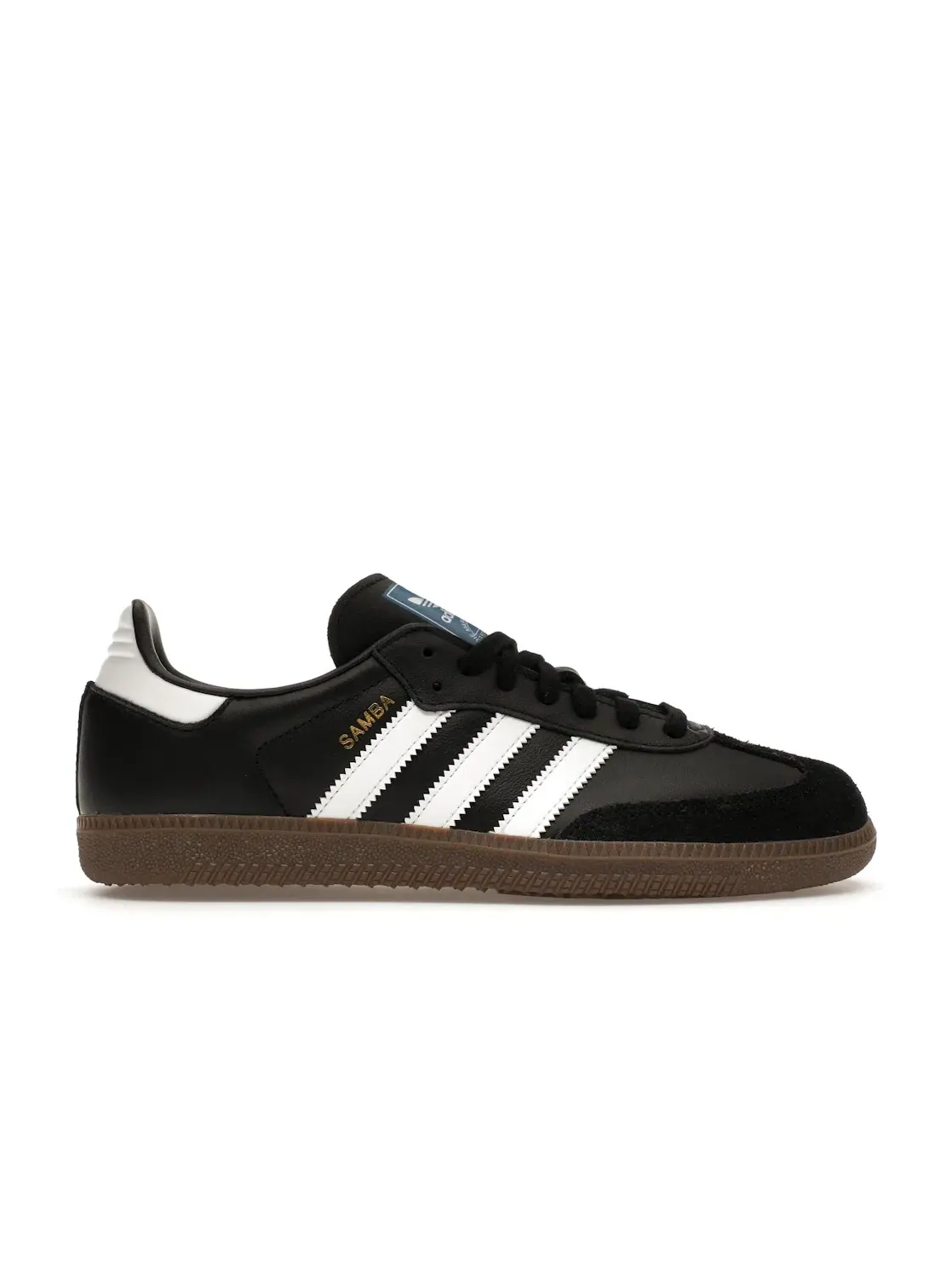 Женские кроссовки Lifestyle с длинным язычком Adidas Samba OG — изображение 1 из 4, белый/черный/прозрачный
