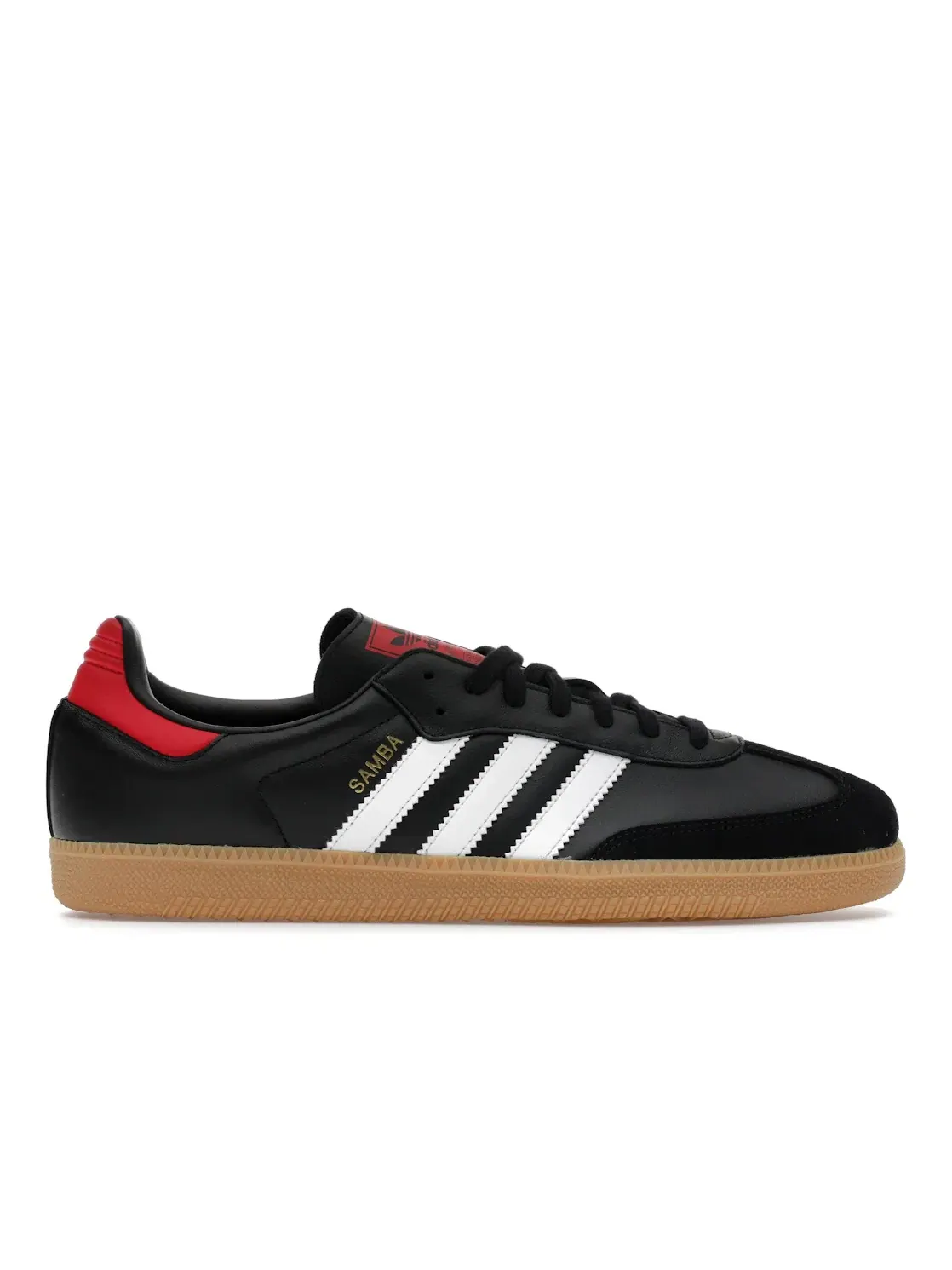 Мужские кроссовки lifestyle Adidas Samba OG — изображение 1 из 4, черный/белый