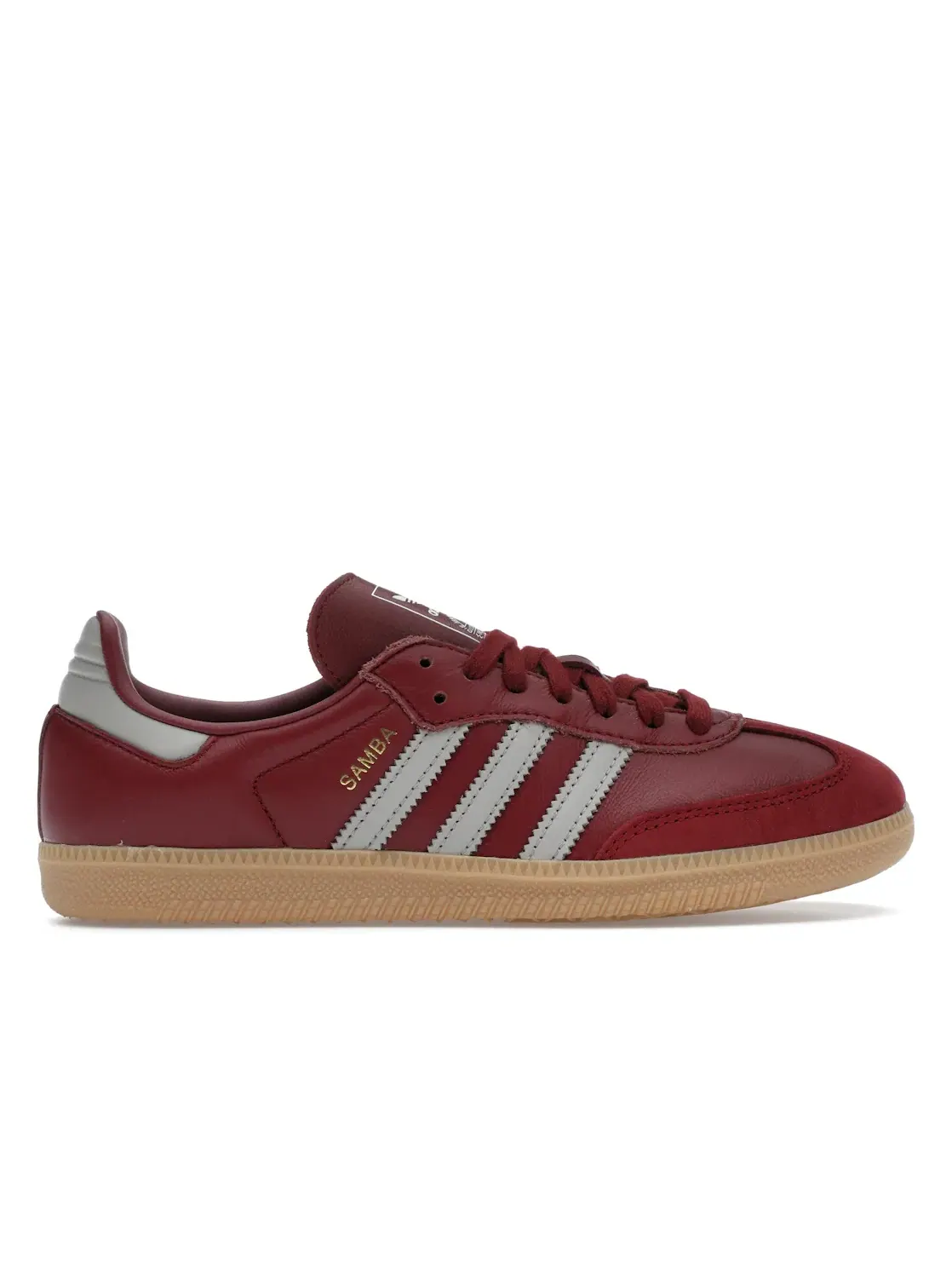 Женские кроссовки Lifestyle Adidas Samba OG — изображение 1 из 4, бордовый