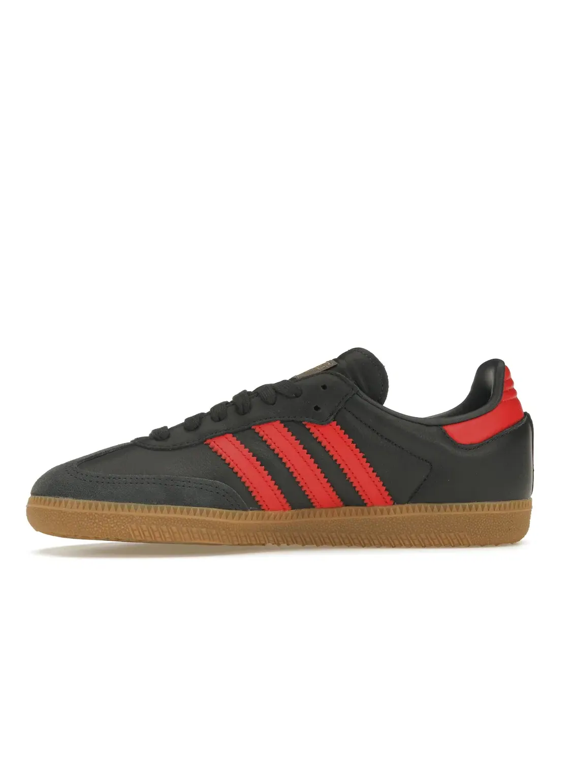 Мужские кроссовки с замшевым верхом Adidas Samba OG, Carbon/Better Scarlet/Gum — изображение 3 из 4