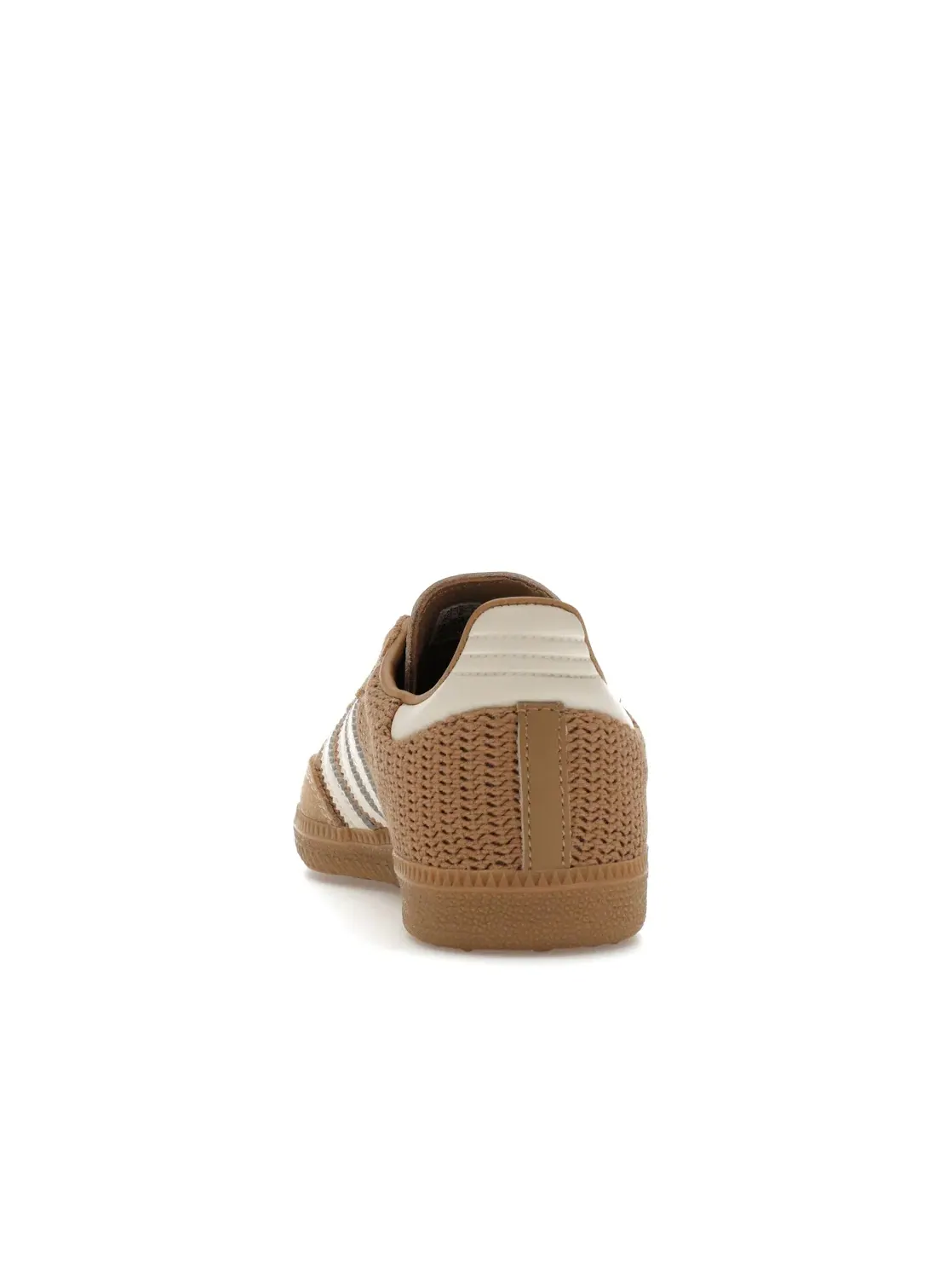 Мужские кроссовки с плетеным верхом Adidas Samba OG — изображение 4 из 4, белый/коричневый