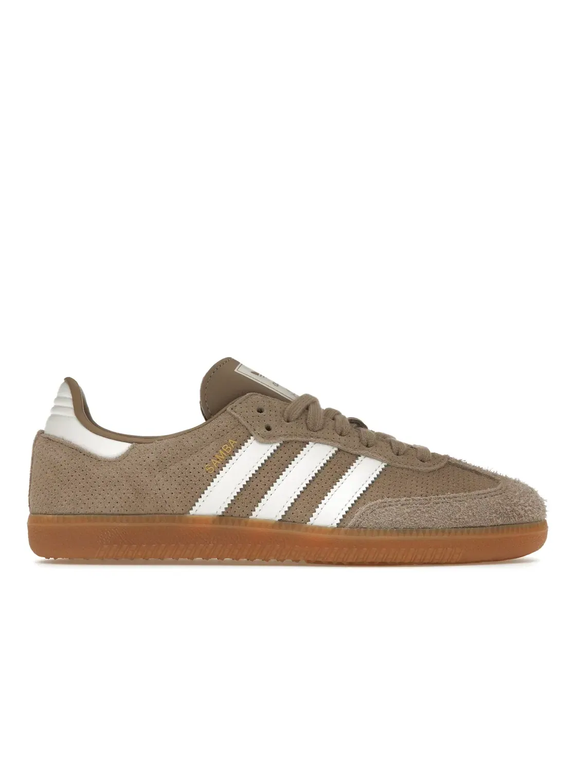 Мужские кроссовки с замшевым верхом Adidas Samba OG — изображение 1 из 4, коричневый/белый