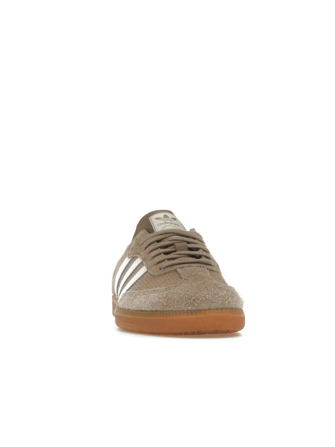 Мужские кроссовки с замшевым верхом Adidas Samba OG — изображение 2 из 4, коричневый/белый