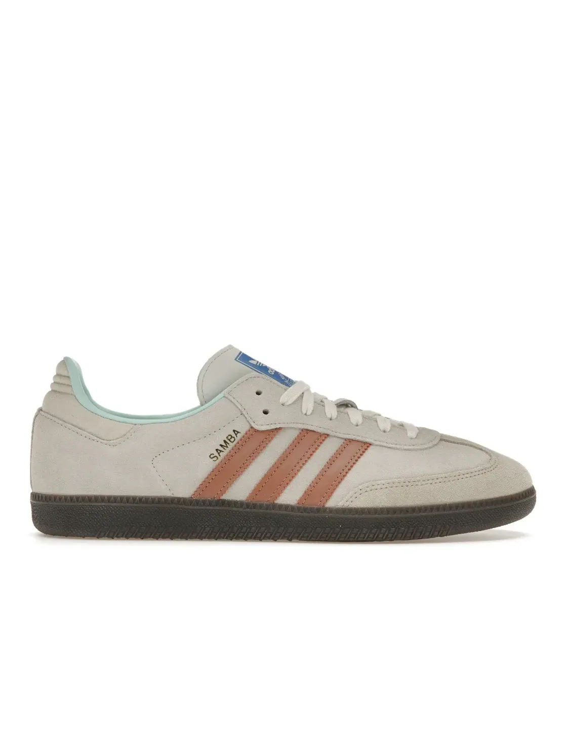 Мужские кроссовки из замши Samba OG Adidas — изображение 1 из 4, белый