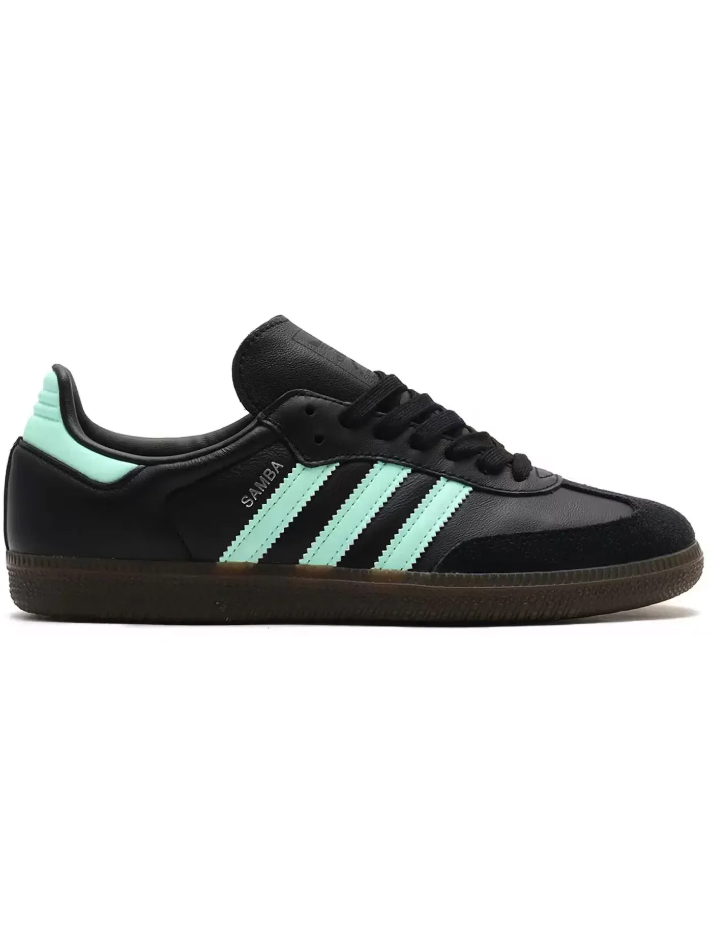 Мужские кроссовки lifestyle Adidas Samba OG Clear Mint Pack — изображение 1 из 1, черный/прозрачный