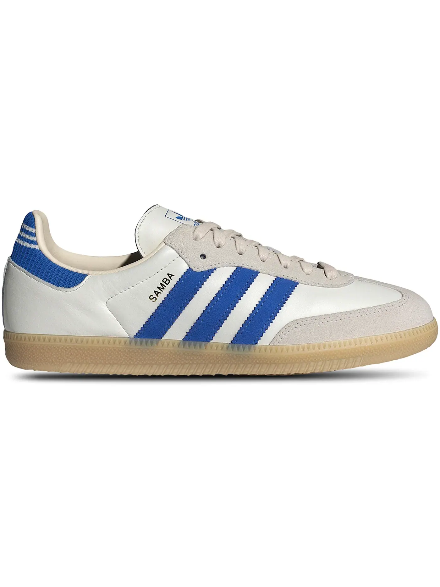 Мужские кроссовки повседневные Adidas Samba OG — изображение 1 из 1, белый/синий