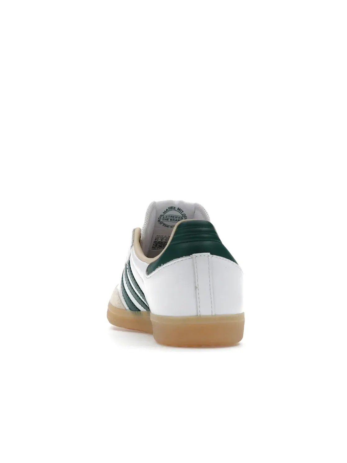 Мужские кроссовки с замшевым верхом Adidas Samba OG — изображение 4 из 4, белый/зеленый