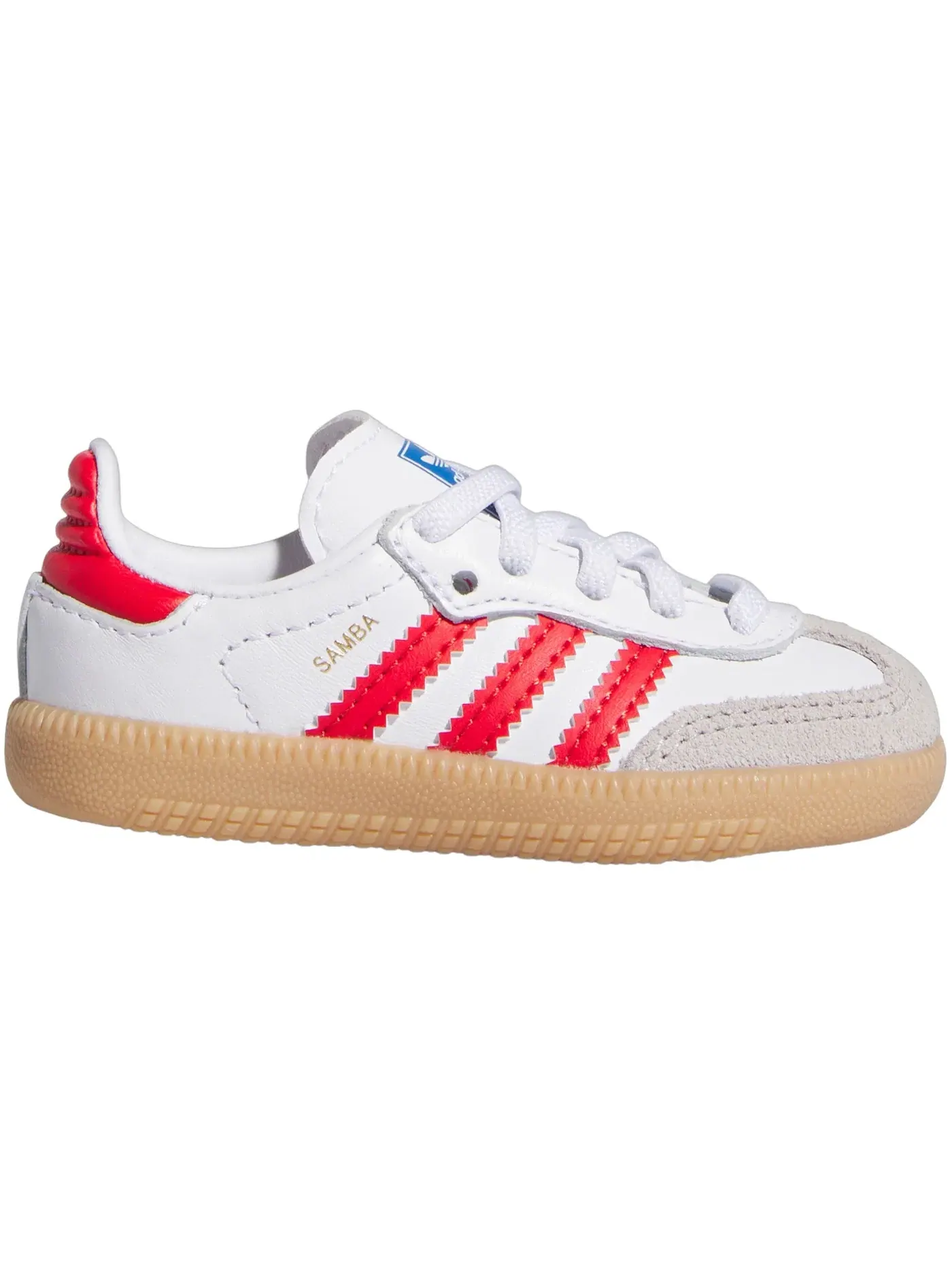 Детские кроссовки с длинным рукавом Adidas Samba OG — изображение 1 из 1, белый/красный