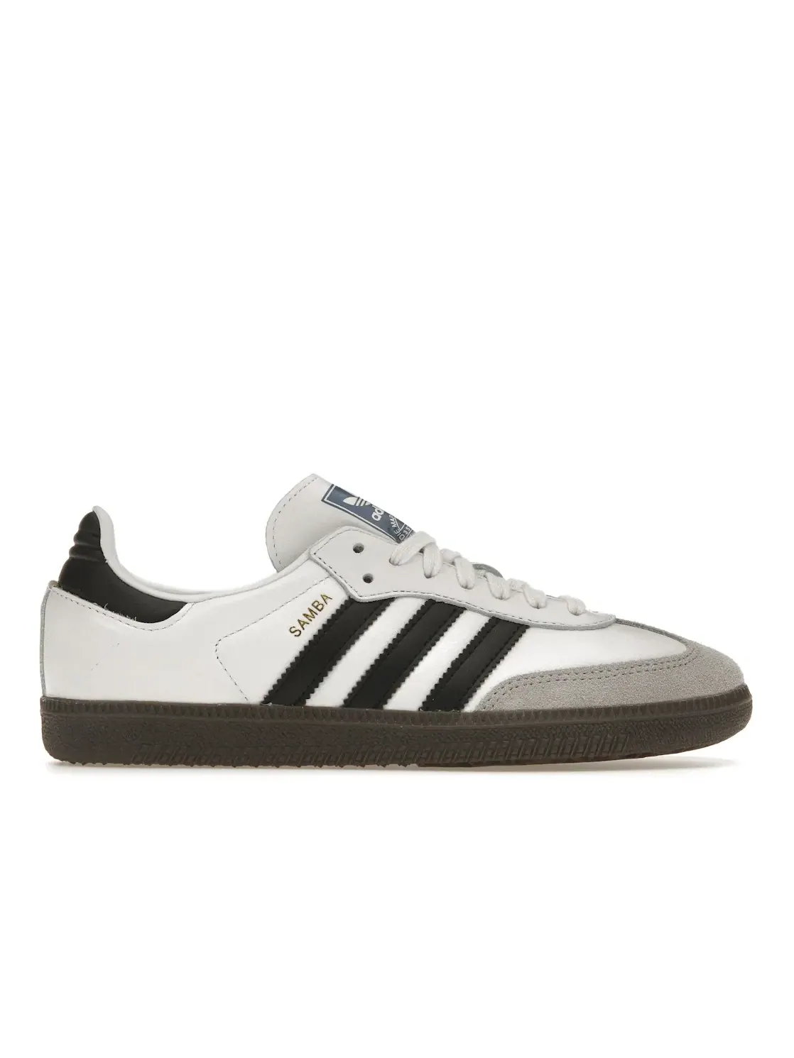 Женские кроссовки Lifestyle с T-образным носком Adidas Samba OG — изображение 1 из 4, белый/черный/прозрачный