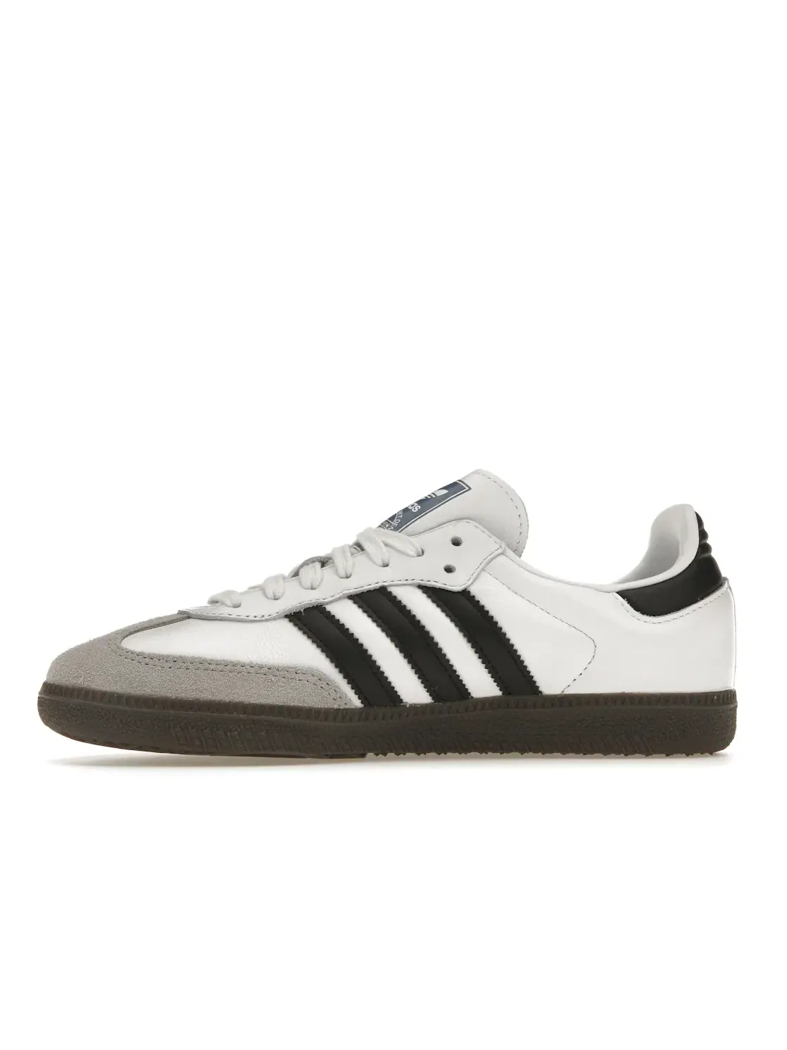 Женские кроссовки Lifestyle с T-образным носком Adidas Samba OG — изображение 3 из 4, белый/черный/прозрачный