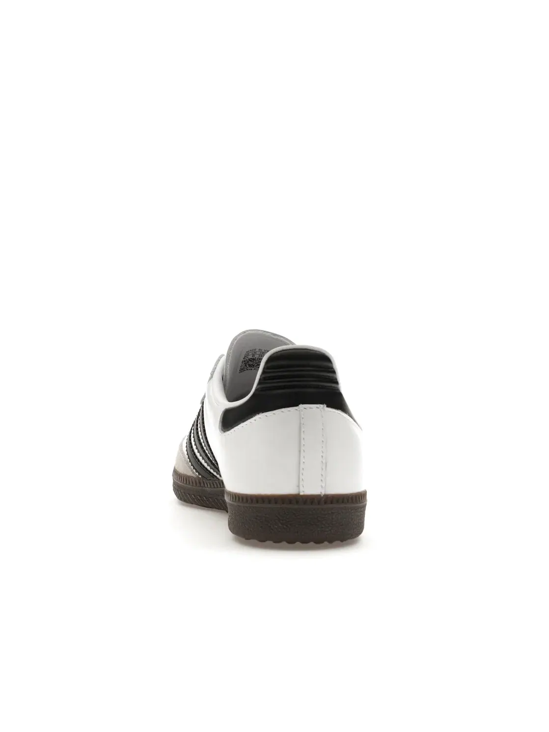 Детские кроссовки для мальчиков и девочек с замшевыми вставками Adidas Samba OG — изображение 4 из 4, белый черный