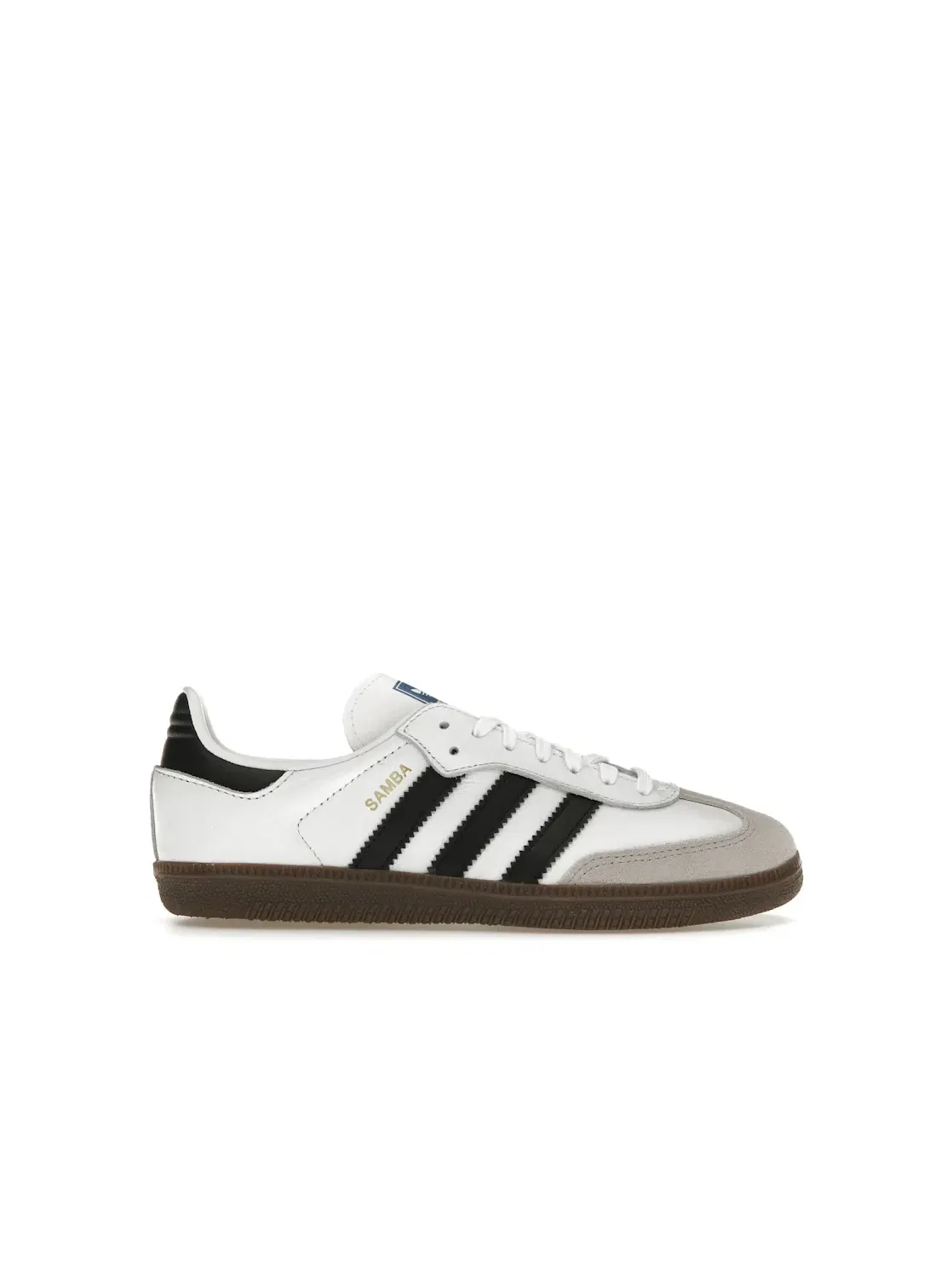 Детские кроссовки Lifestyle с принтом Samba OG Adidas — изображение 1 из 4, белый черный
