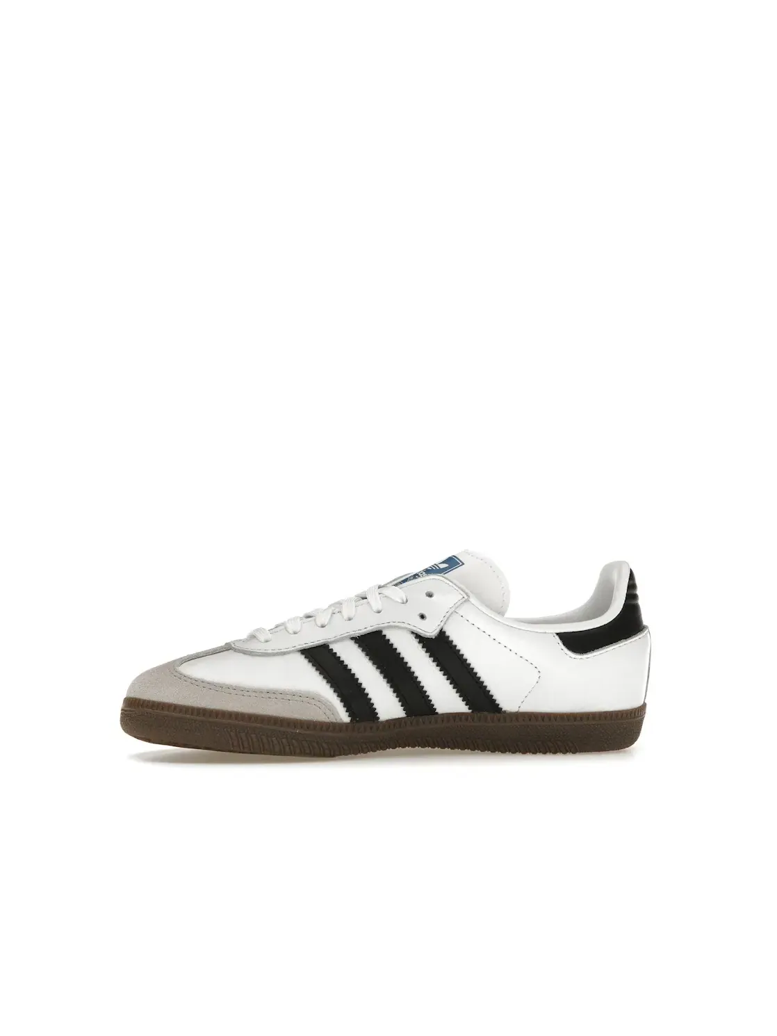 Детские кроссовки Lifestyle с принтом Samba OG Adidas — изображение 3 из 4, белый черный