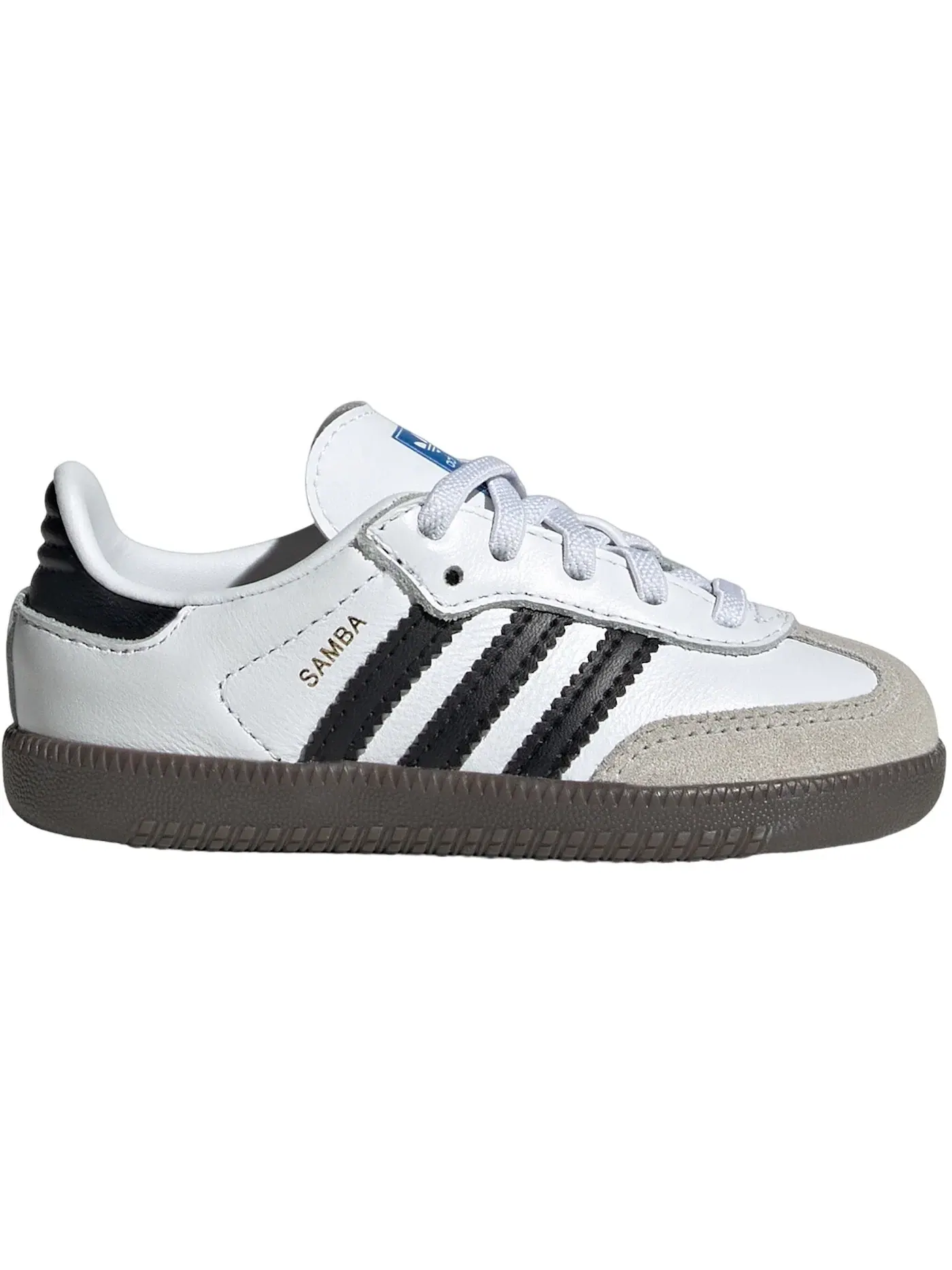 Детские кроссовки с длинным язычком Adidas Samba OG — изображение 1 из 1, белый черный