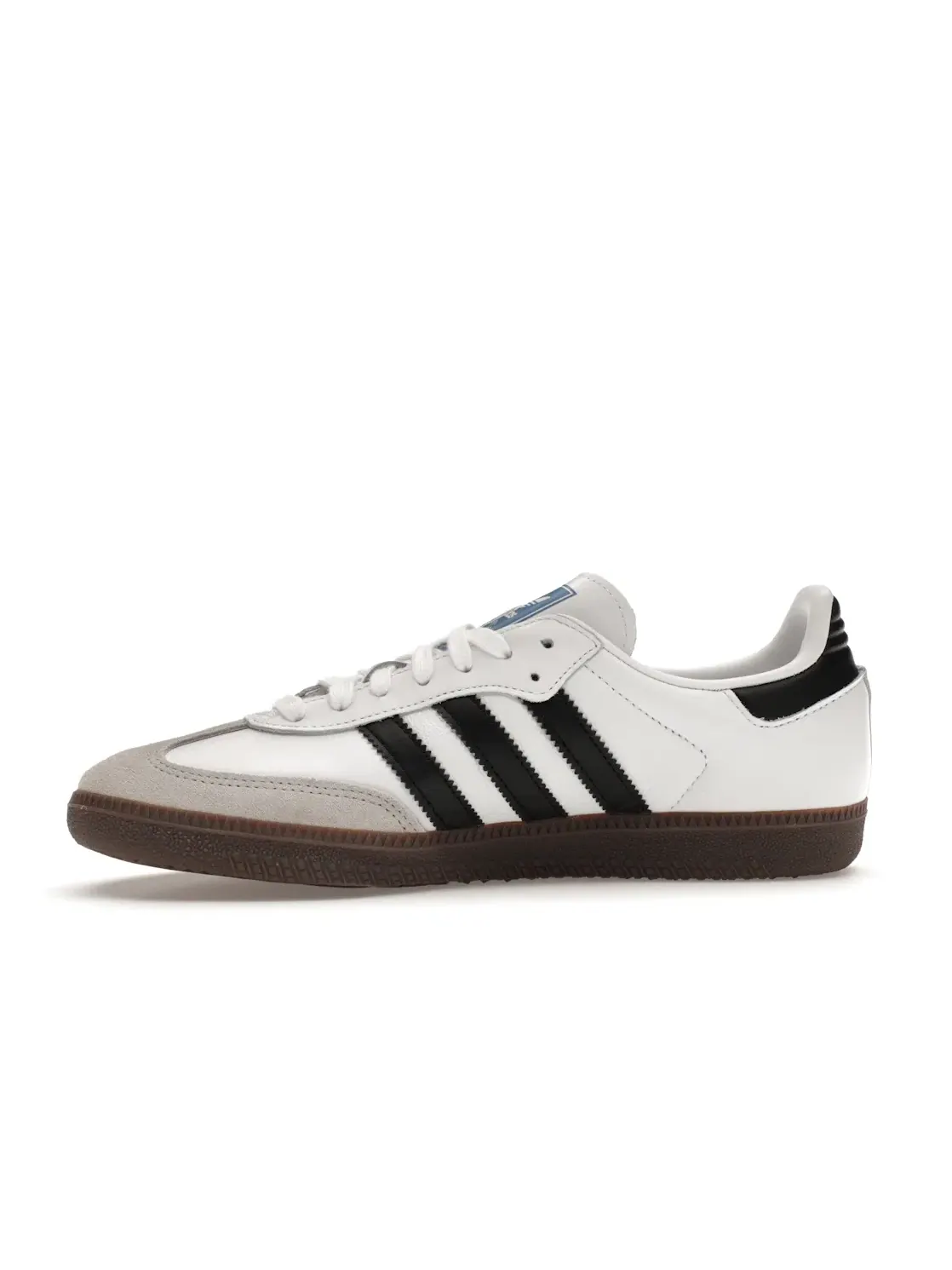 Женские кроссовки с Т-образным носком Adidas Samba OG — изображение 3 из 4, белый/черный/прозрачный