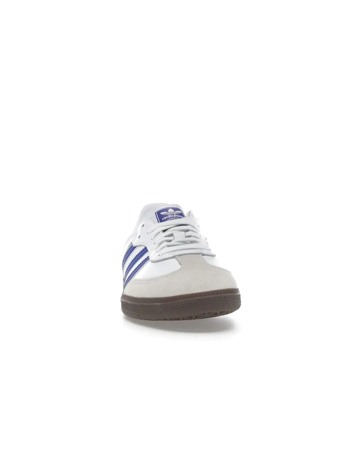 Мужские кроссовки с классическим дизайном Adidas Samba OG — изображение 2 из 4, белый синий