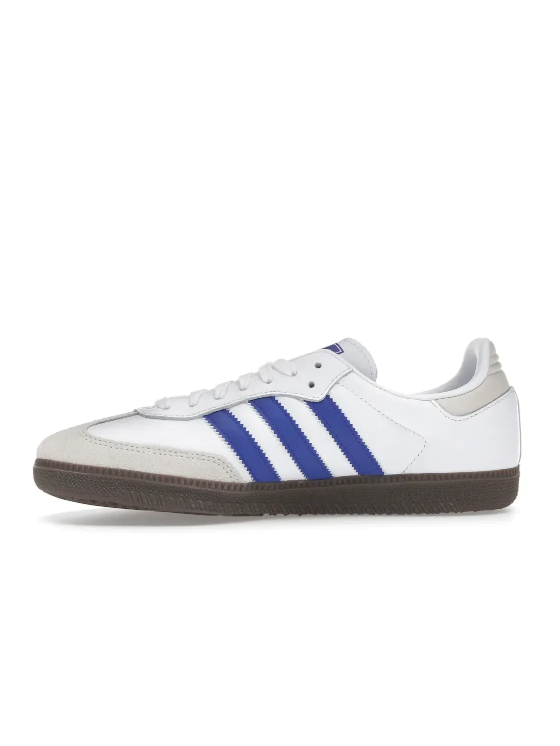 Мужские кроссовки с классическим дизайном Adidas Samba OG — изображение 3 из 4, белый синий