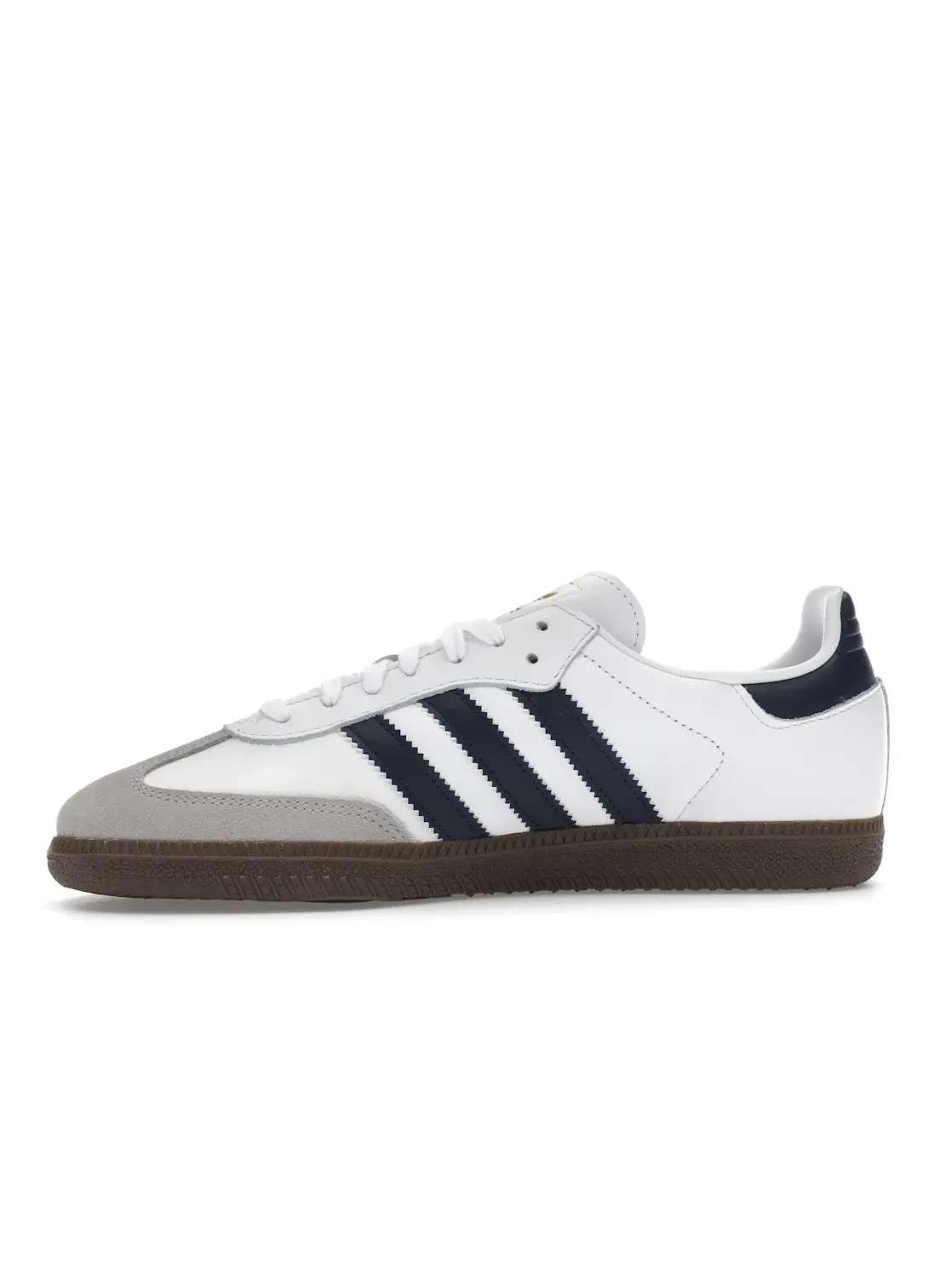 Мужские кроссовки с замшевыми вставками Adidas Samba OG — изображение 3 из 4, белый индиго прозрачный