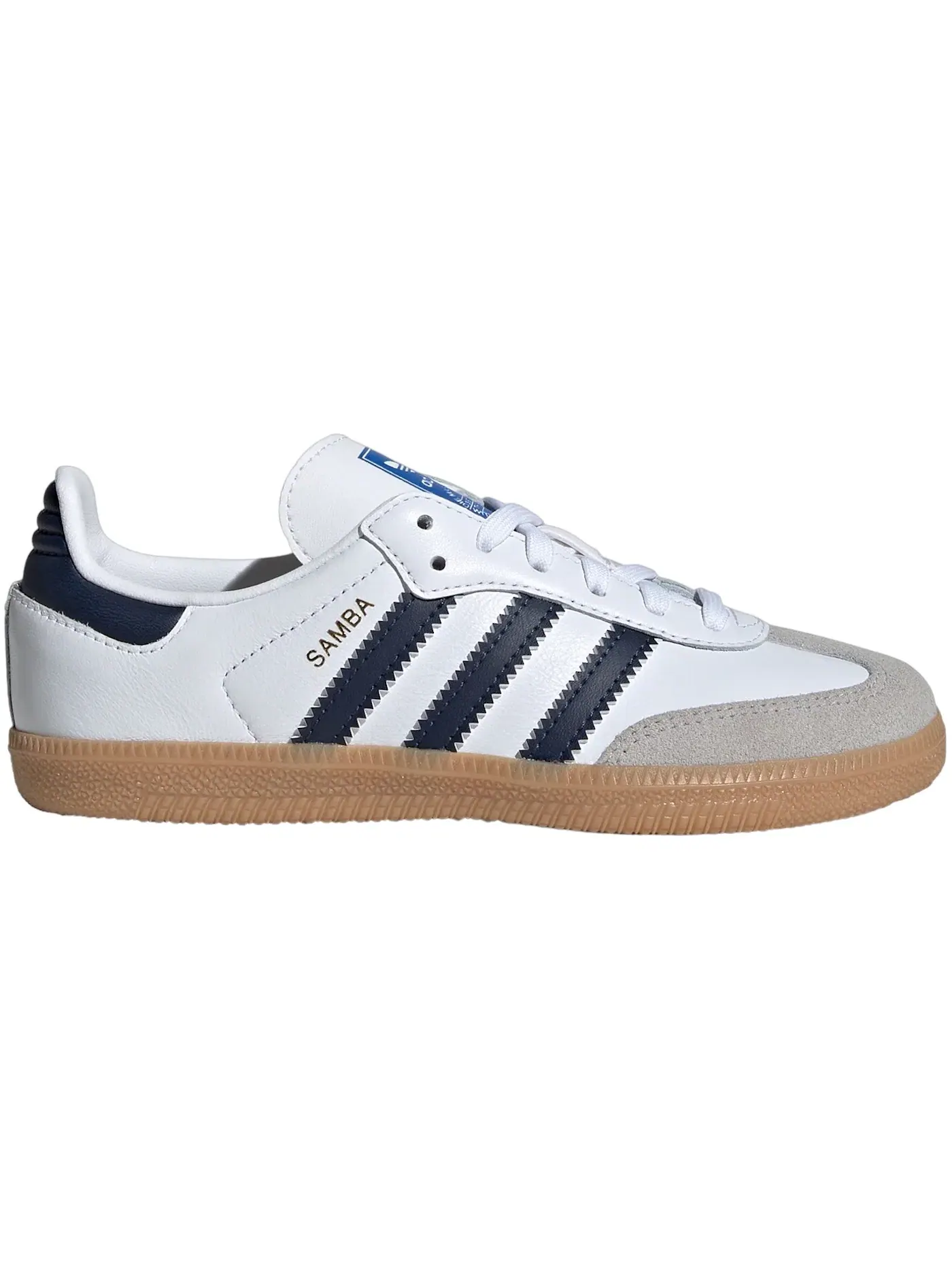 Детские кроссовки Lifestyle Adidas Samba OG — изображение 1 из 1, белый/индиго
