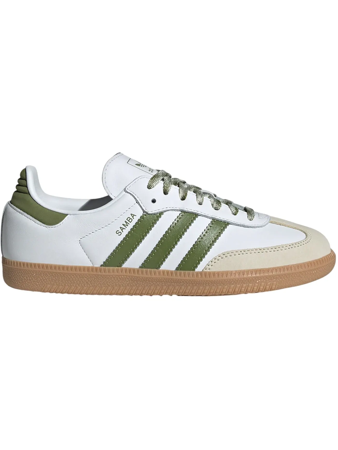 Женские кроссовки Lifestyle Adidas Samba OG — изображение 1 из 1, белый оливковый
