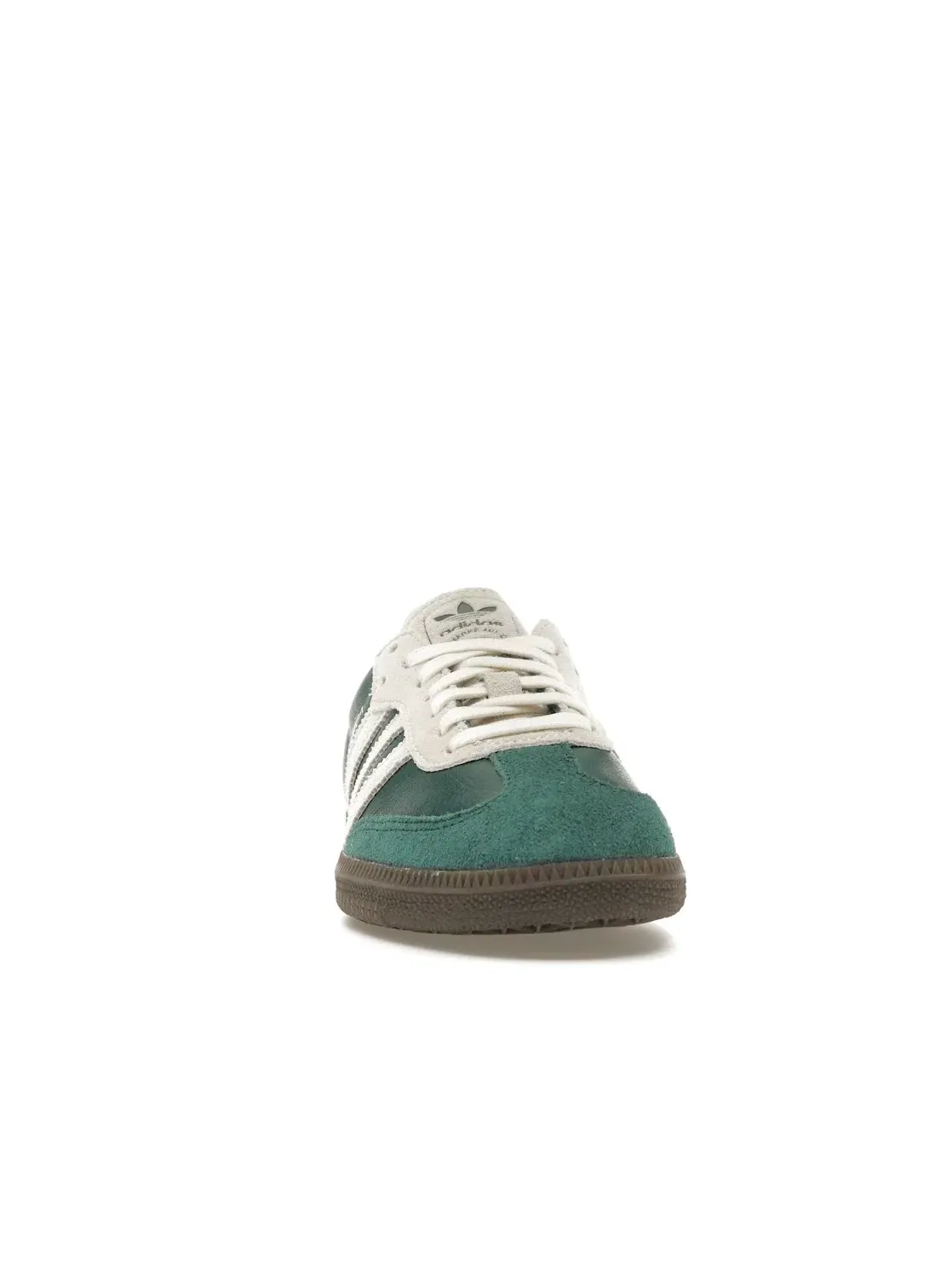 Мужские кроссовки в стиле ретро Adidas Samba OG — изображение 2 из 4, зеленый/кремовый белый