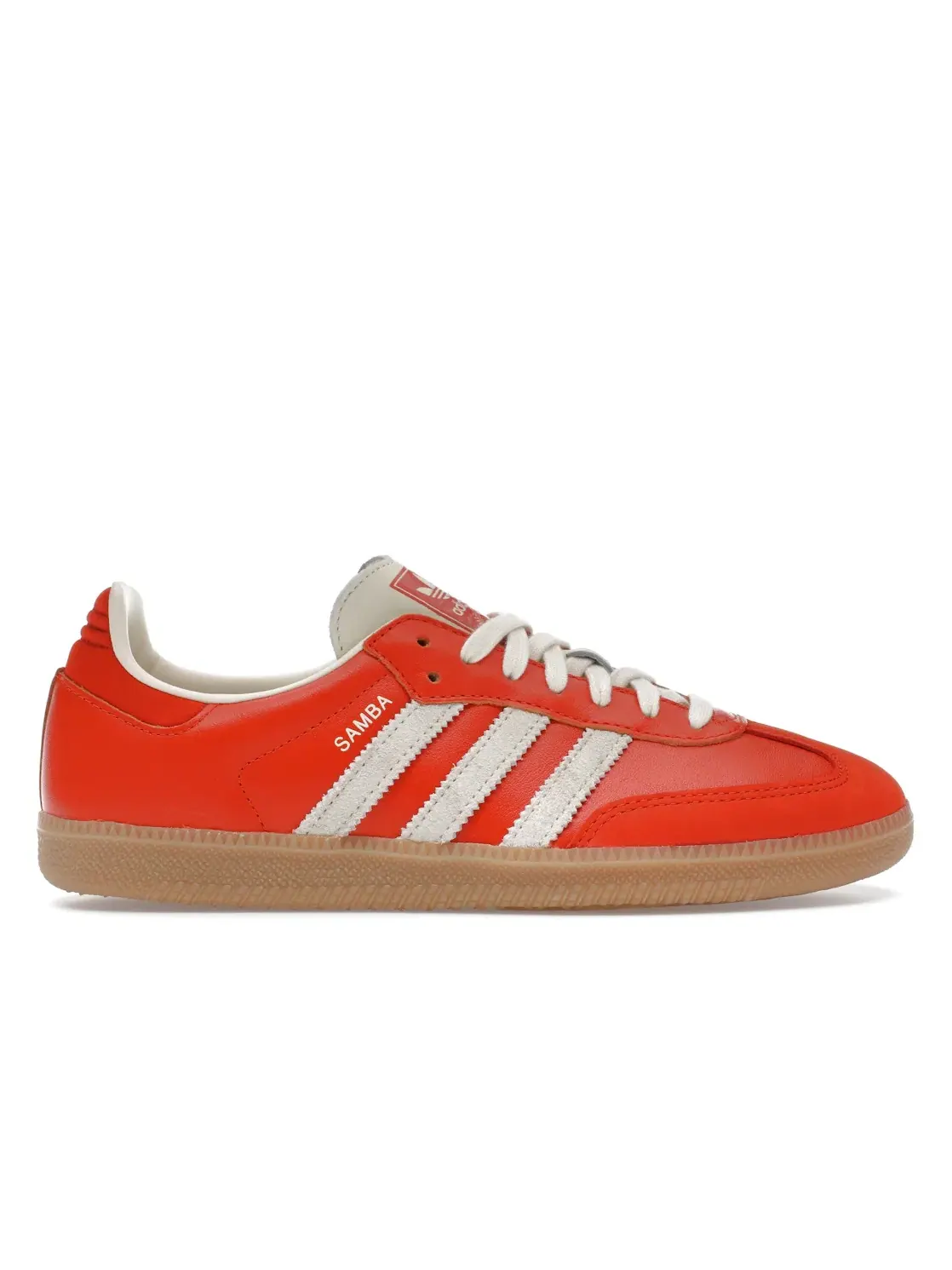 Женские кроссовки с замшевым верхом Adidas Samba OG — изображение 1 из 4, оранжевый/кремовый белый