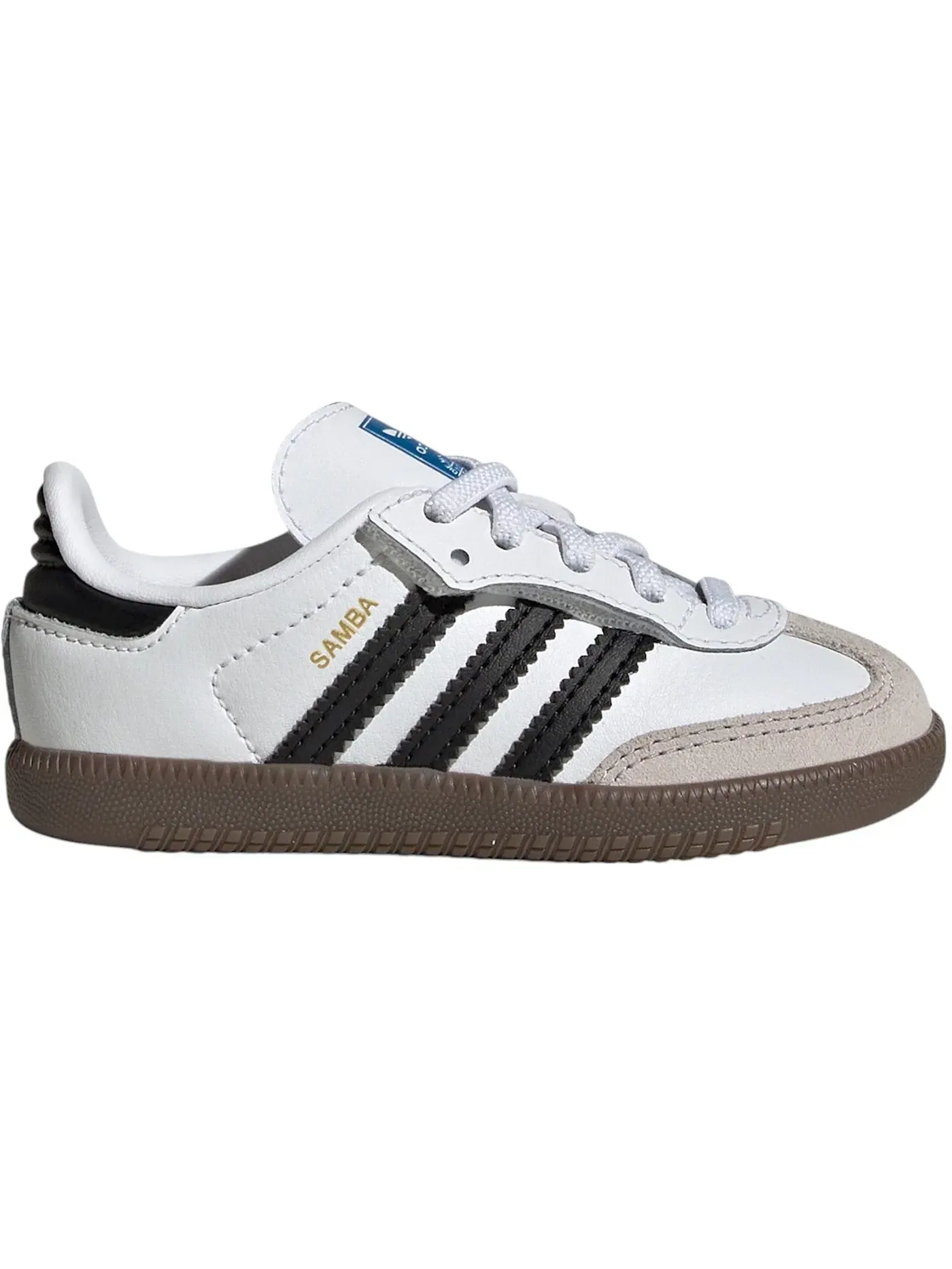 Детские кроссовки с закрытой пяткой Adidas Samba OG Comfort Closure — изображение 1 из 1, белый черный