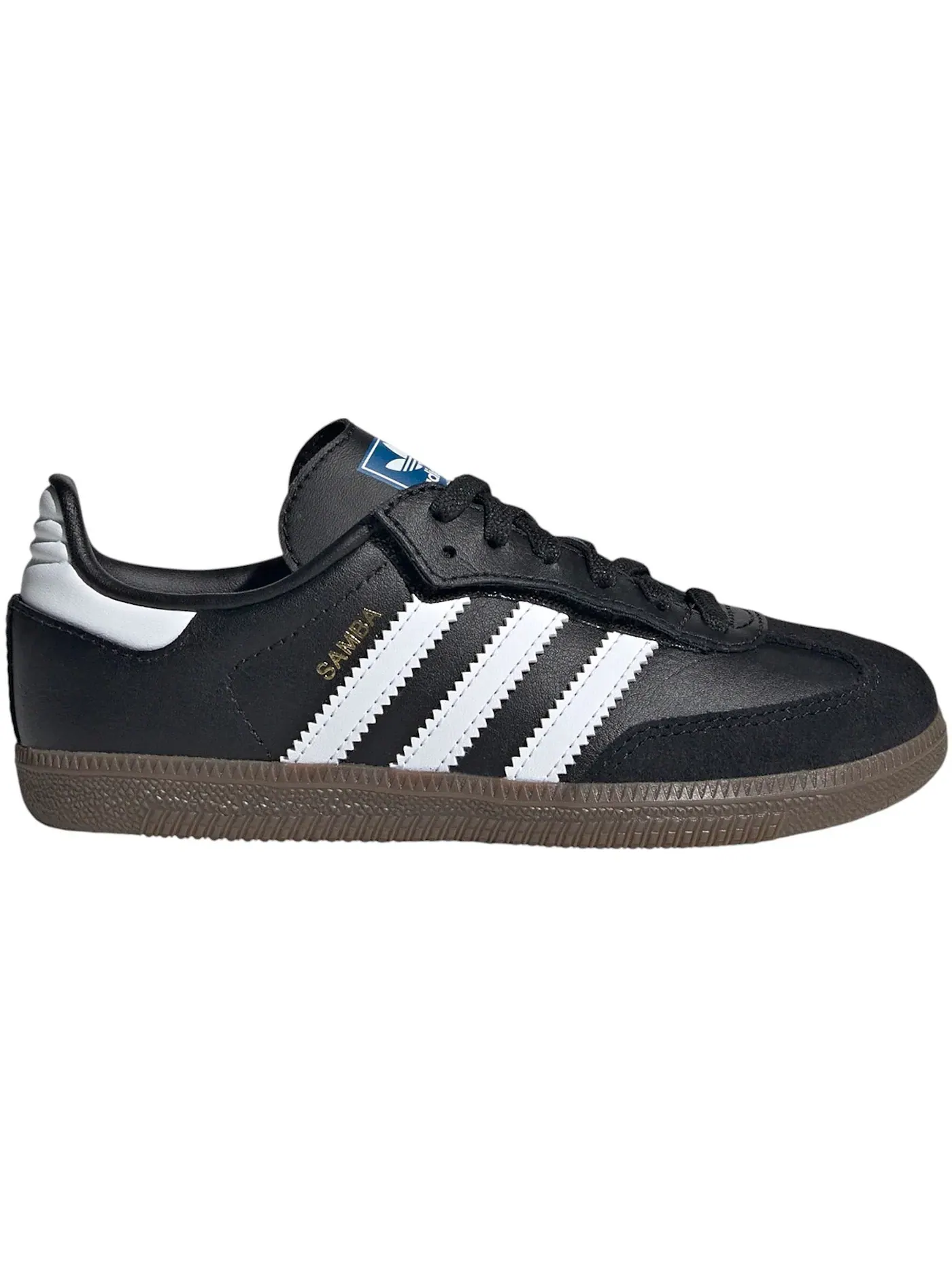 Детские кроссовки с закрытием на липучке Adidas Samba OG Comfort Closure — изображение 1 из 1, черный/белый