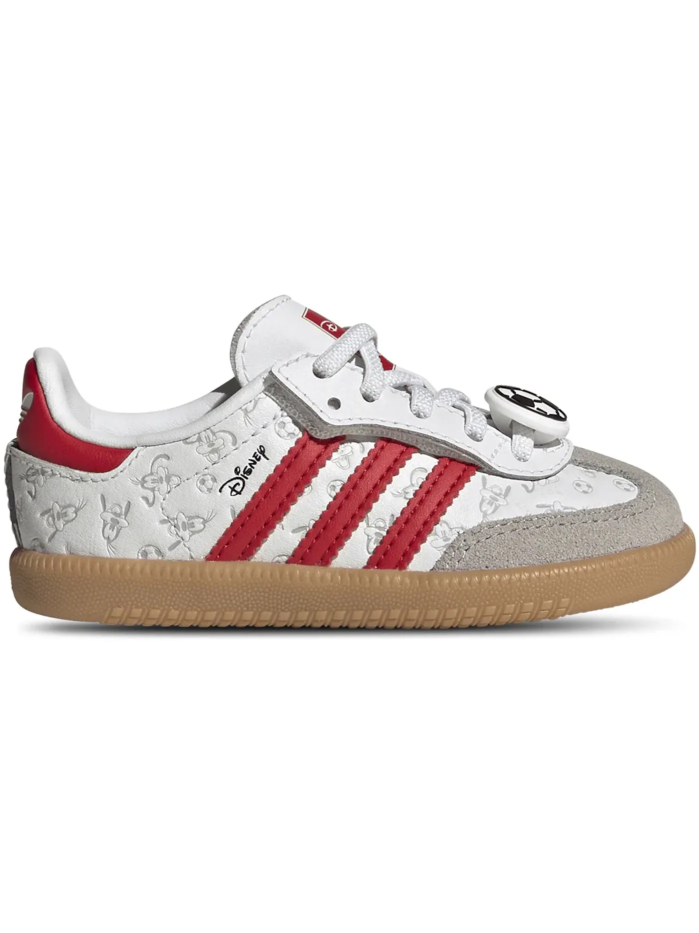 Детские кроссовки с принтом Adidas Samba OG Comfort Closure — изображение 1 из 1, белый