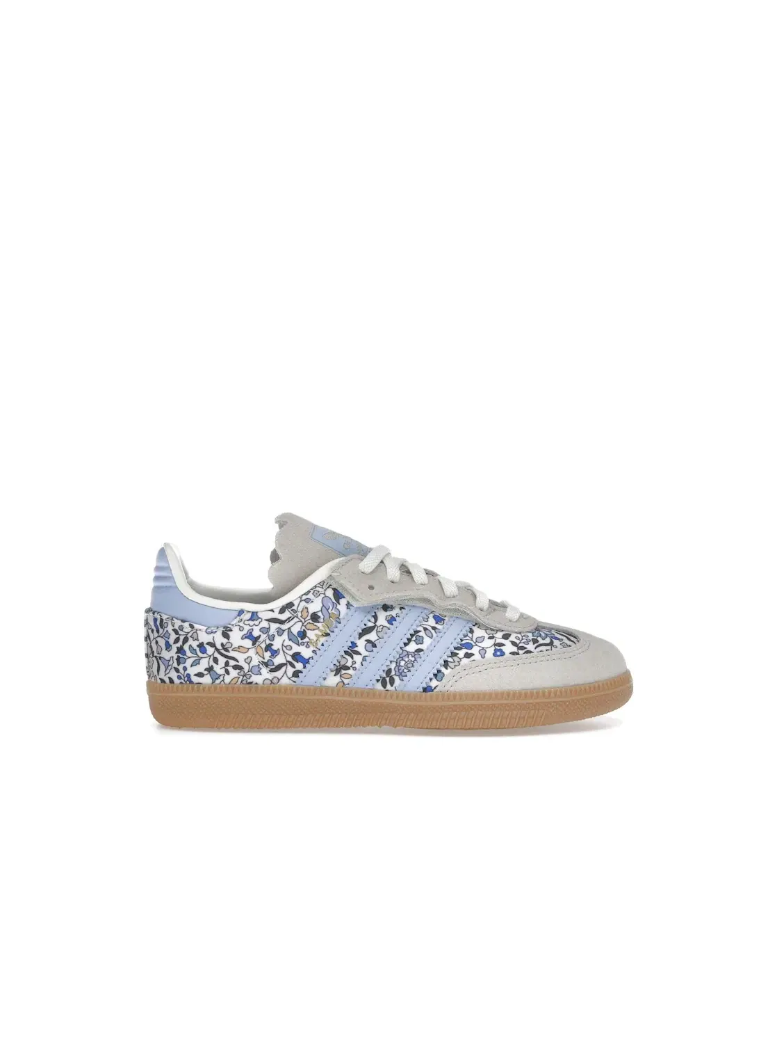 Детские кроссовки с принтом Adidas Samba OG Comfort Closure Liberty London Blue Floral Adidas — изображение 1 из 4