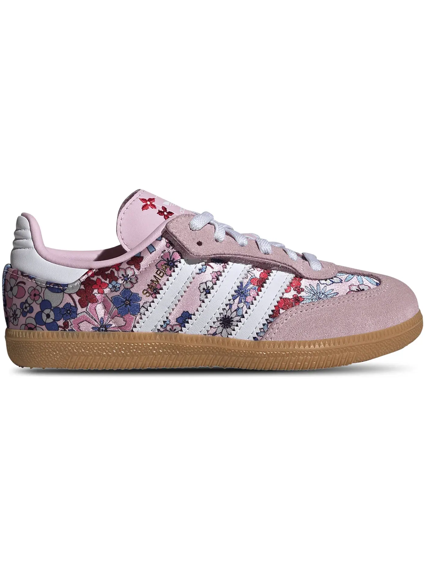 Детские кеды Lifestyle с принтом Adidas Samba OG Comfort Closure Liberty London — изображение 1 из 1