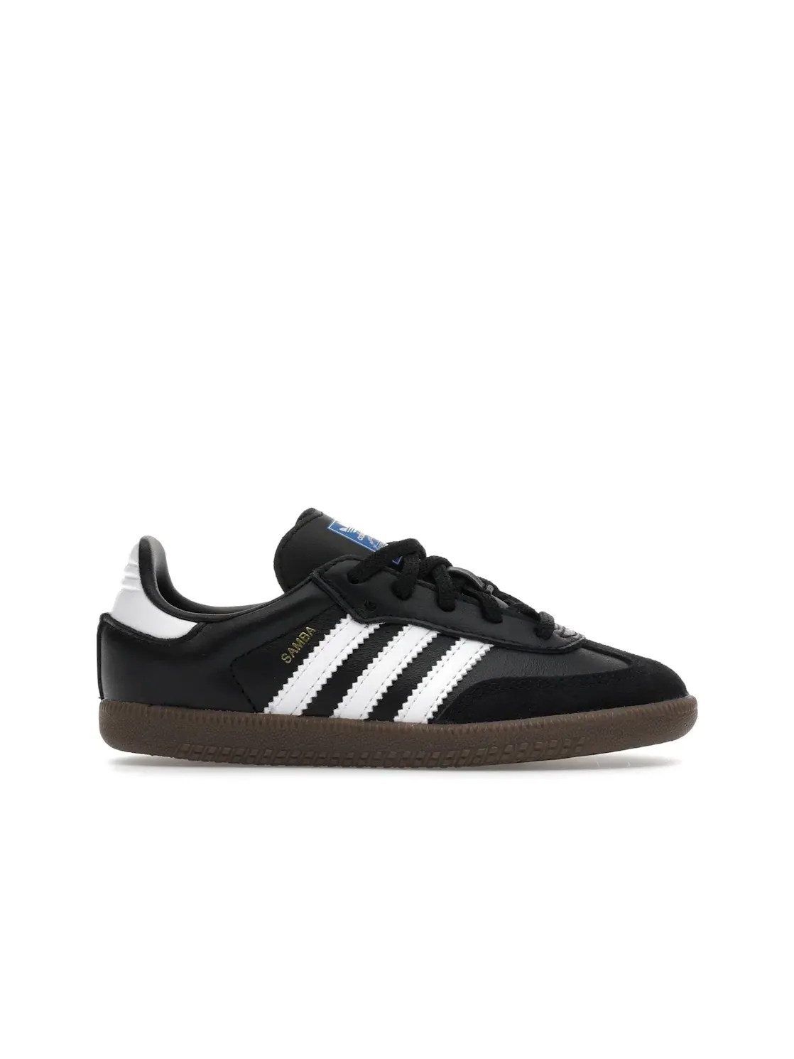Детские кроссовки классические Samba OG Adidas — изображение 1 из 4, черный белый