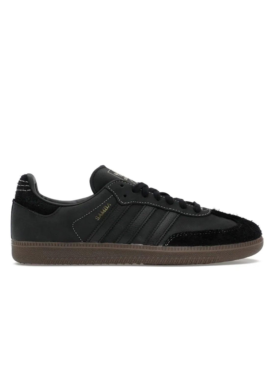 Женские кроссовки Lifestyle с замшевыми вставками Adidas Samba OG — изображение 1 из 4, черный черный песочный